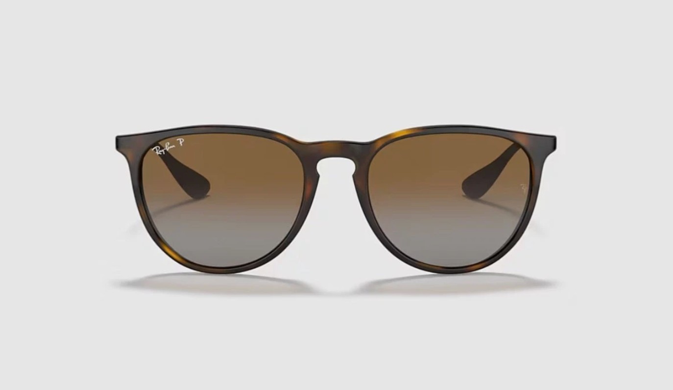 Ray-Ban Erika RB4171 Women’s Sunglasses Tortoise Frame Brown Gradient Lens 54mm