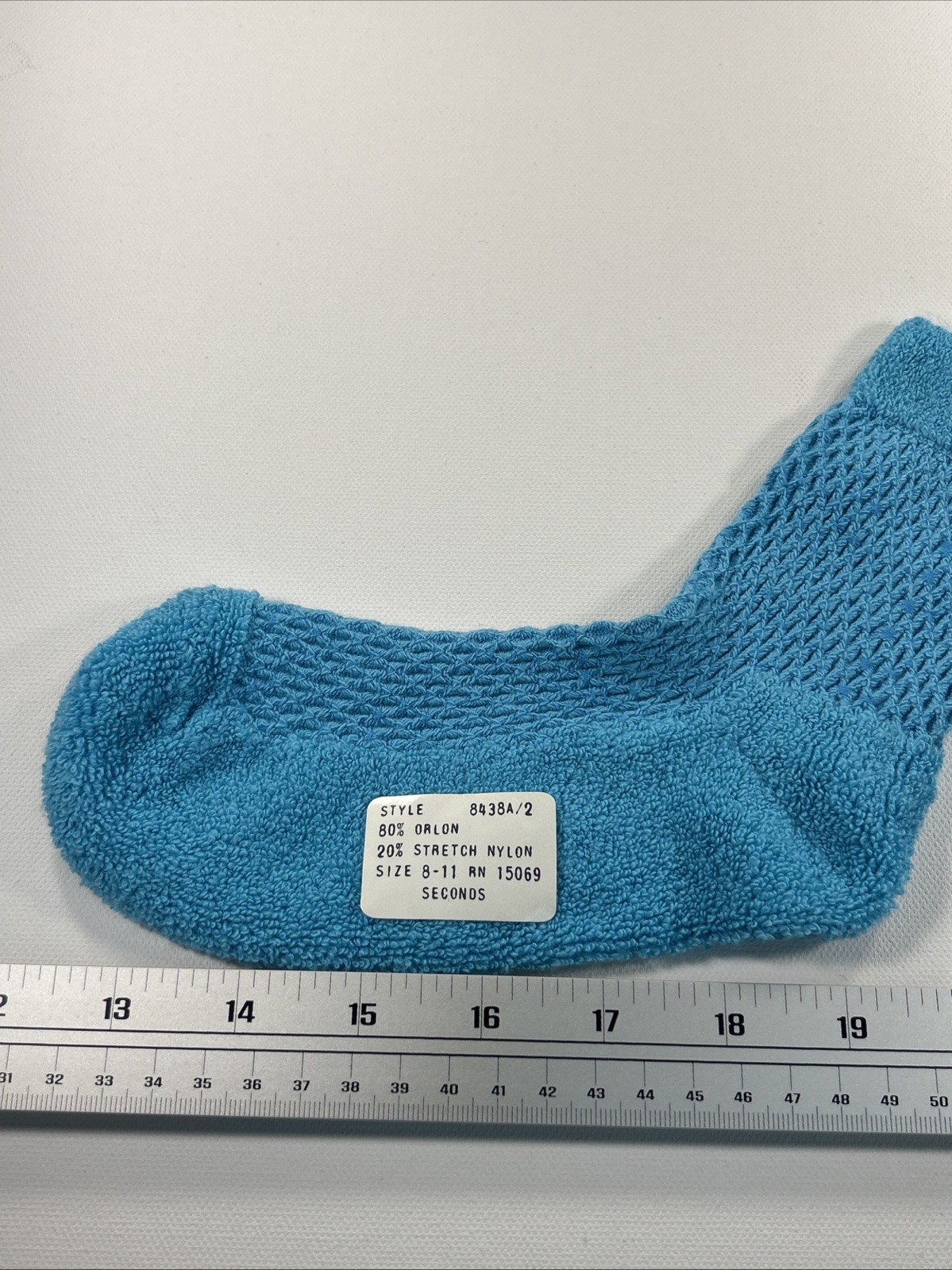 VTG Socks Women’ Especially Fine Hosiery Acrylic Blend Blue Size 8-11 Style 8438