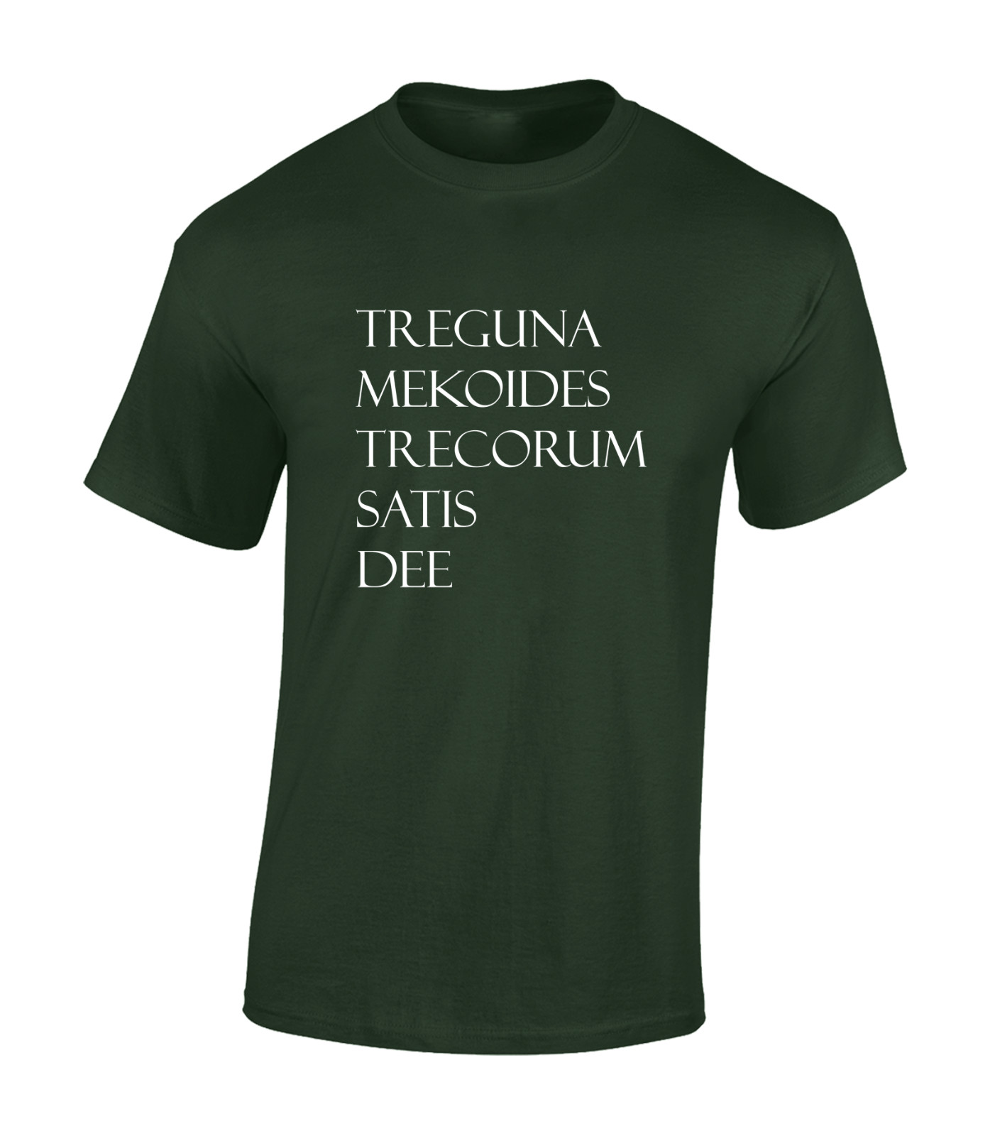 TREGUNA MEKOIDES MENS T SHIRT COOL MAGIC SPELL RETRO COMEDY FUNNY FILM TOP