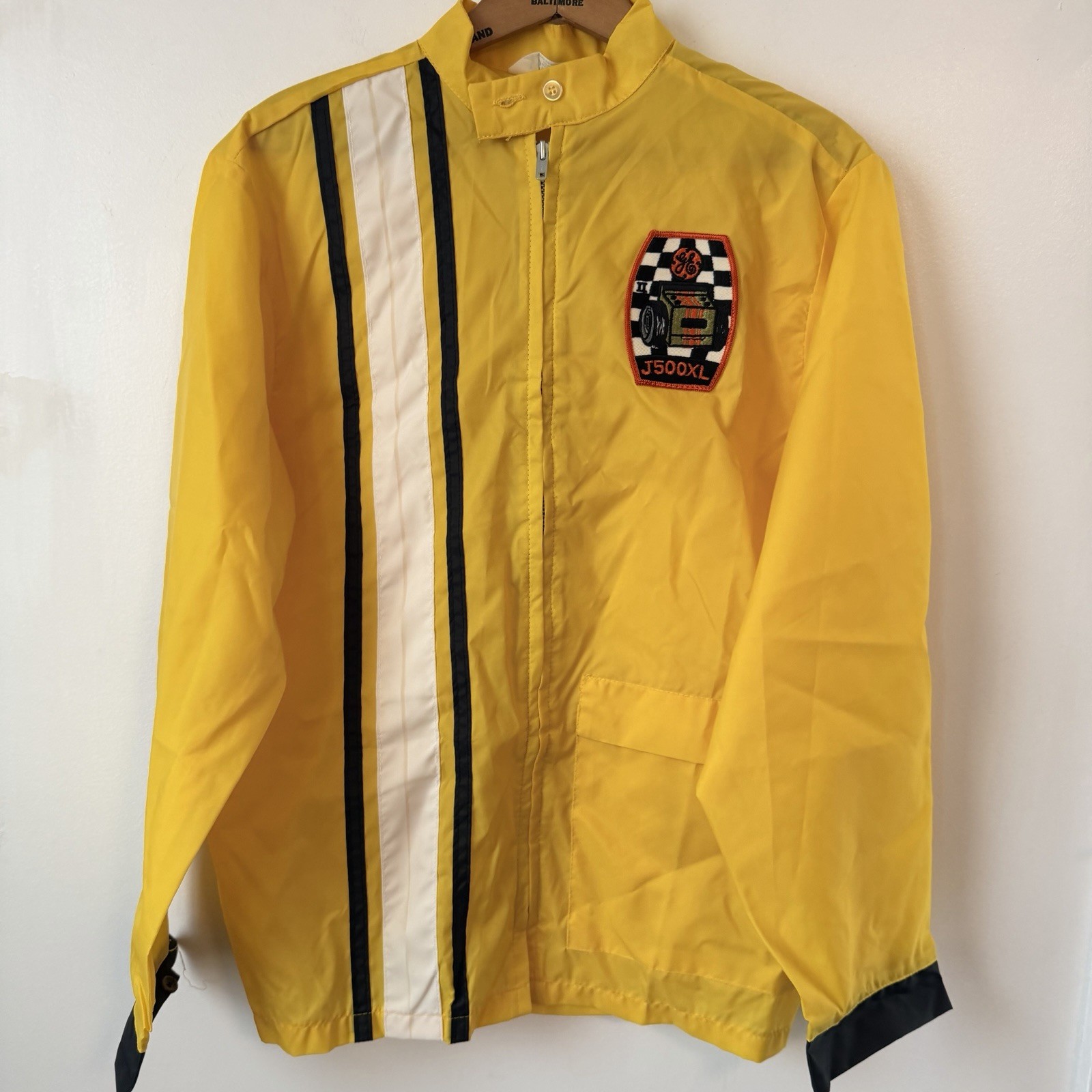 Vintage 1970s GE J500XL General Electric Stove Racing Promo Jacket
