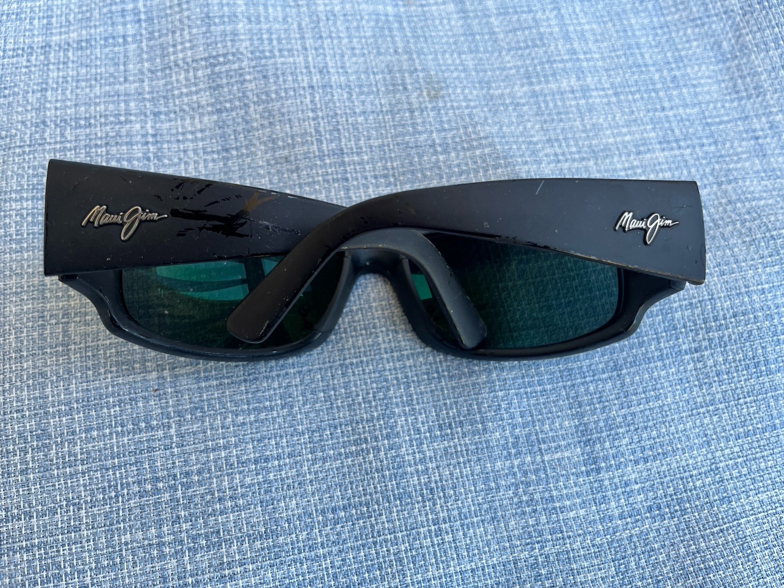 Maui Jim Sunglasses MJ266-02MR World Cup STG BG Black Lenses Matt Made In Italy