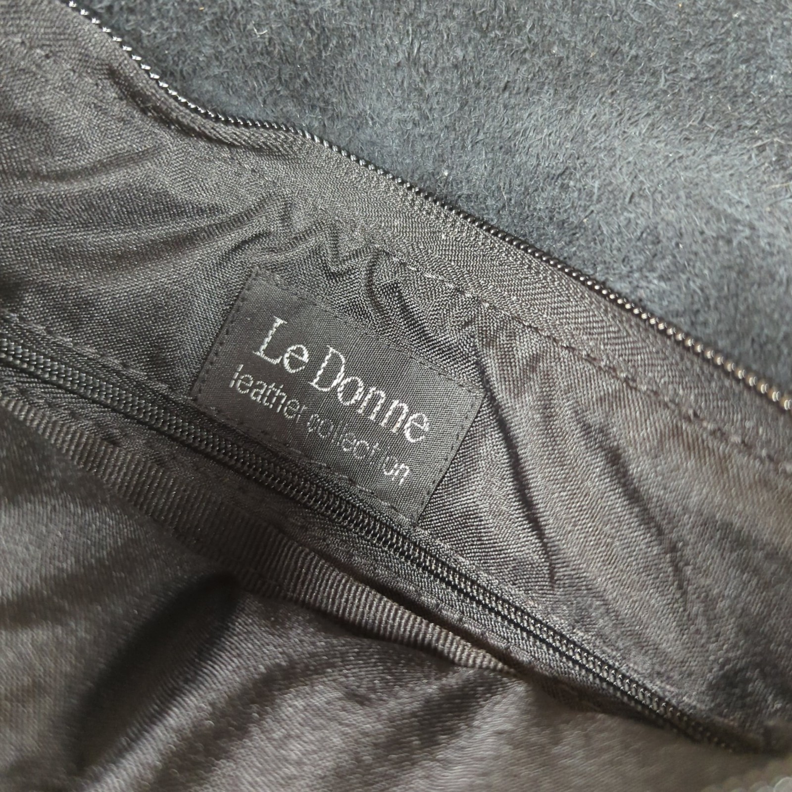 Le Donne Genuine Leather Crossbody Messenger Bag Black Flap Over Zip Purse