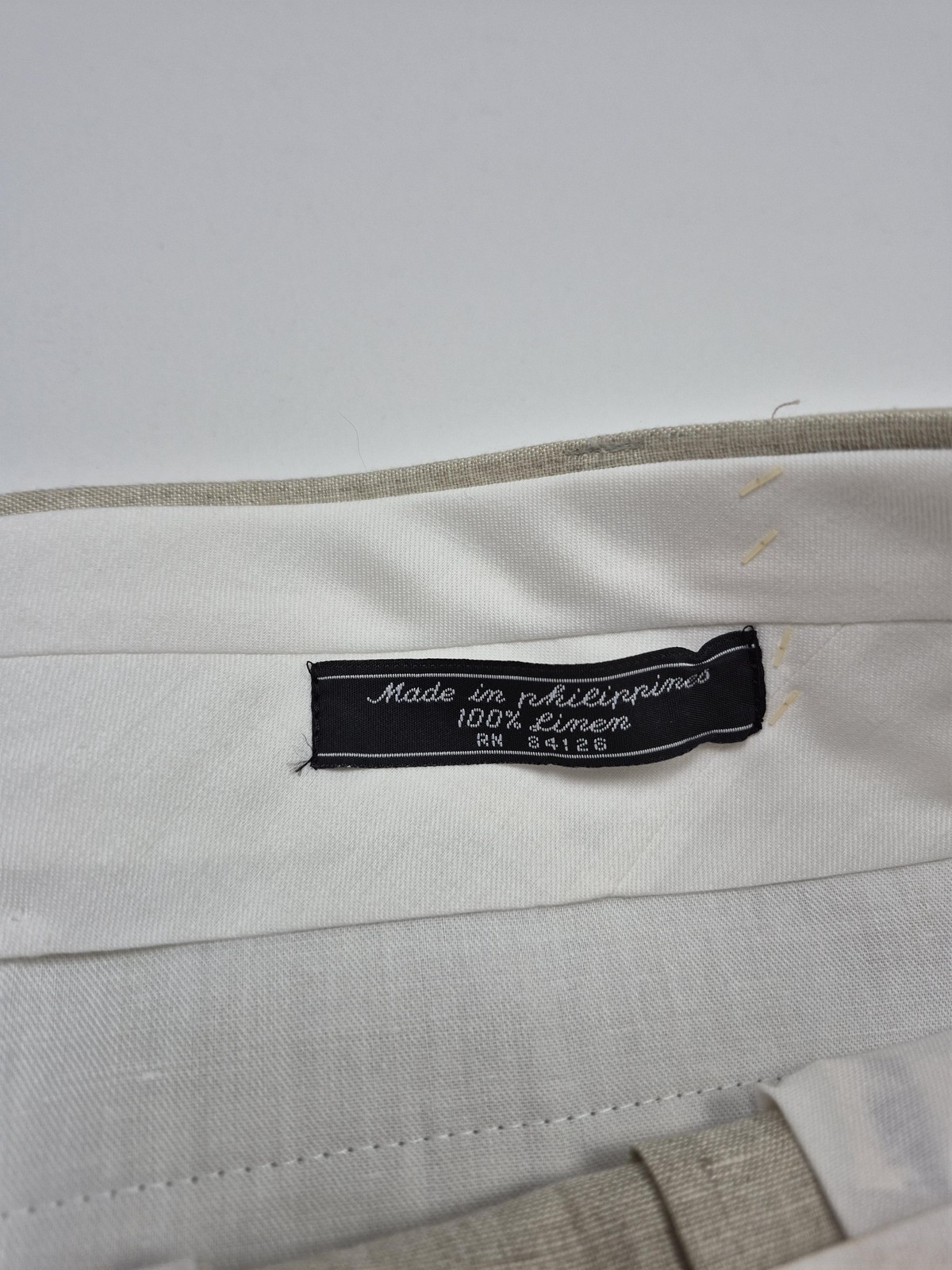 Haspel Suit Mens 44 Long Beige 100% Linen Memphis 2 Piece 38×36 Classic Fit NWT