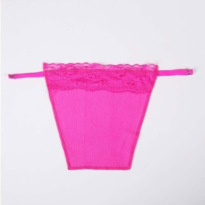 7 Pack Clip-on Mock Camisole Bra Insert Overlay Modesty Panel V-neck
