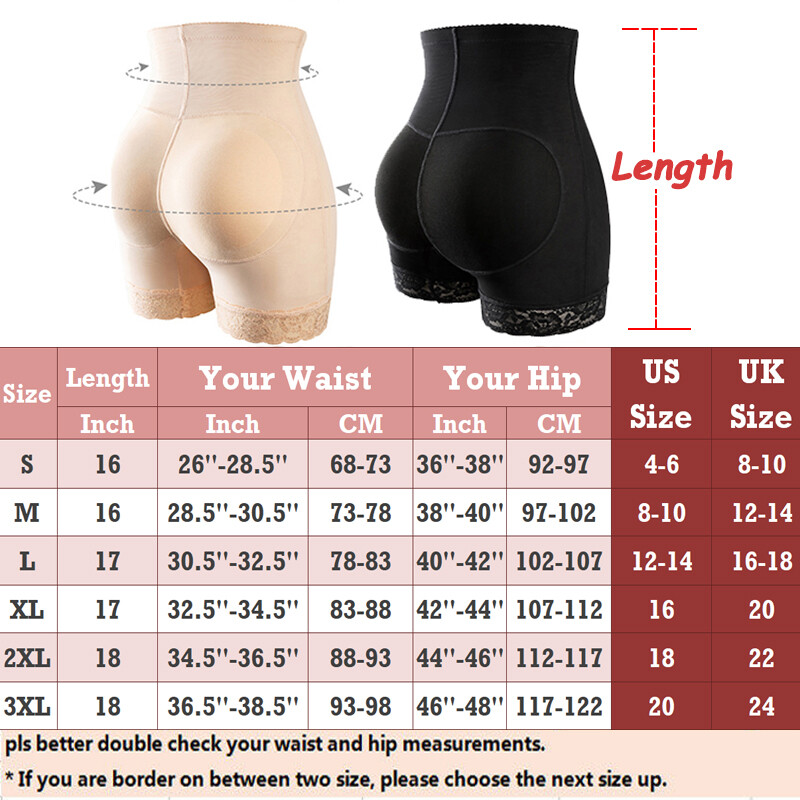 Fajas Colombianas Fake Buttocks Butt Lifter Short Body Shaper Booty Enhancer BBL