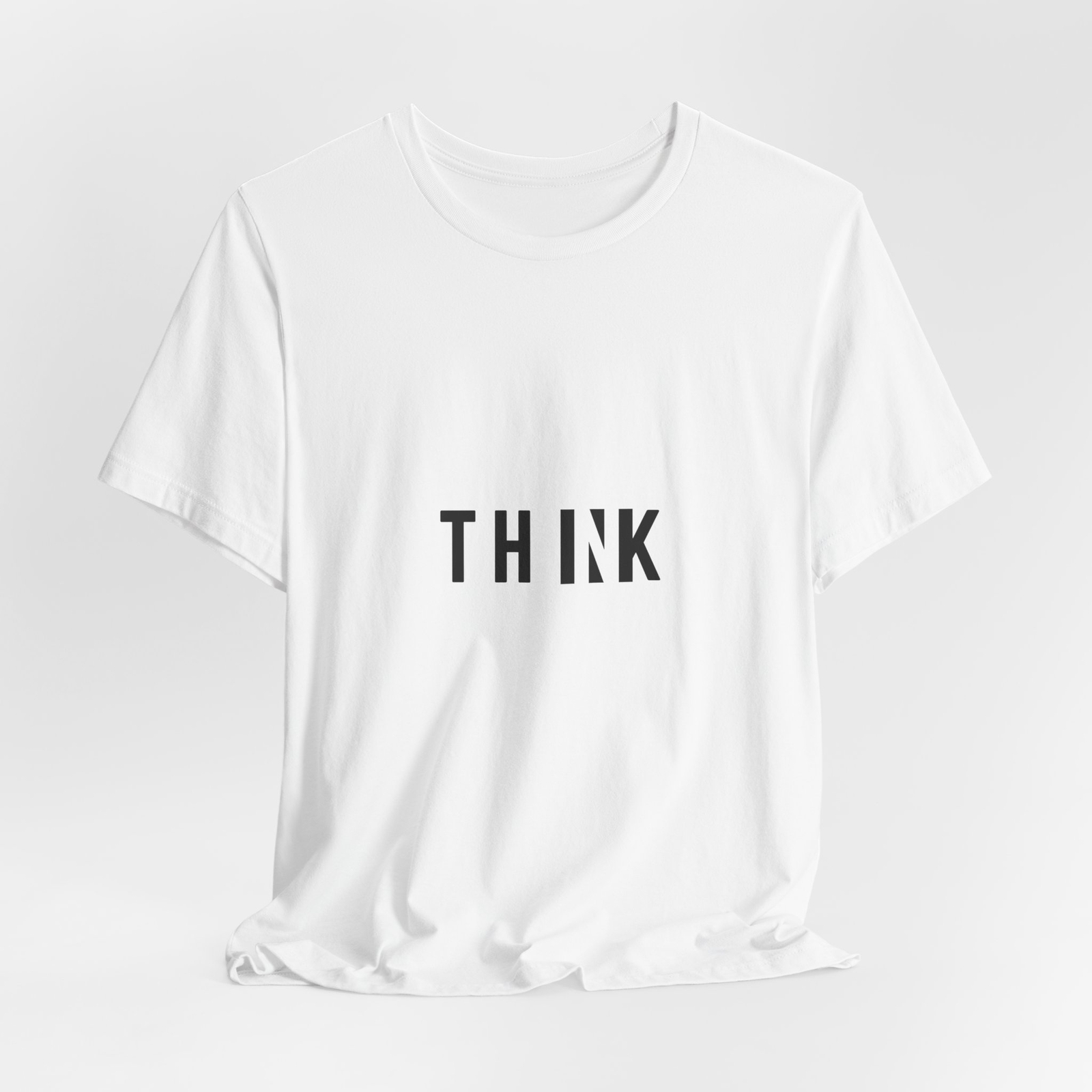 Minimalist Clever Design T-Shirt for Women or Men – Unisex Tees, Made in USA