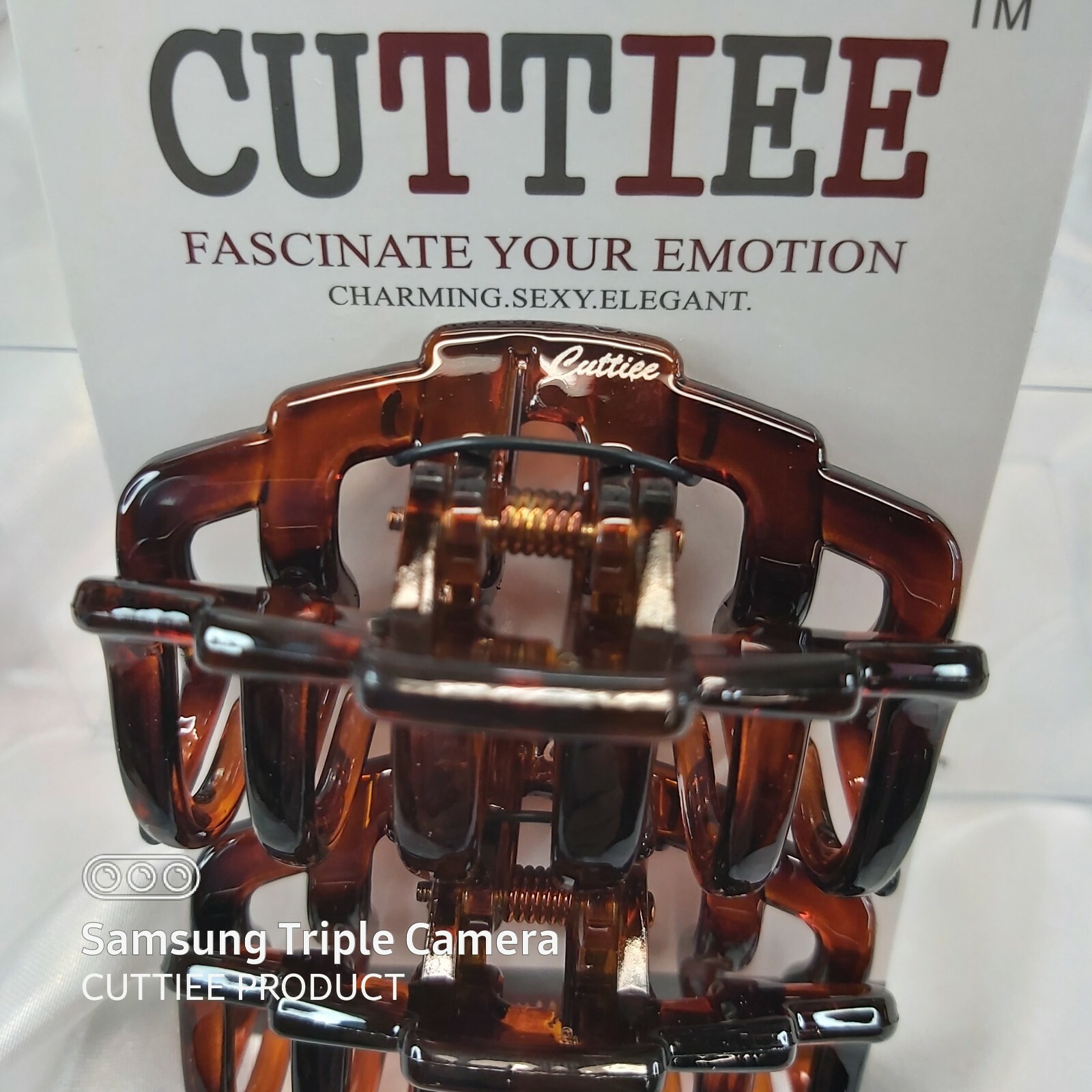 Cuttiee #1327(2Pcs) 2Cds Lot Hair Jaw Claw Clip Medium(2.5in) High Quality