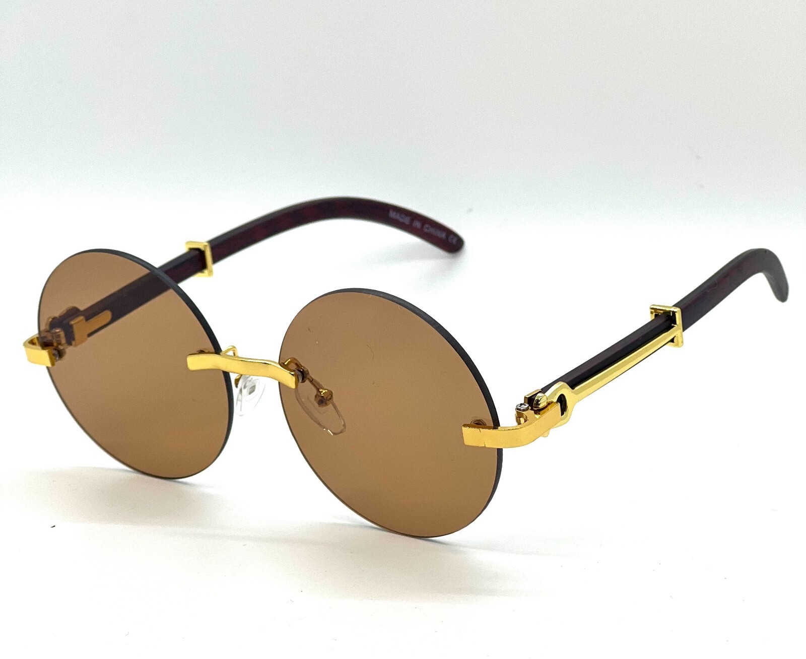Clear Eyeglasses Sunglasses Streetwear Outdoor Hip Hop Cholo Buffs Round Shades