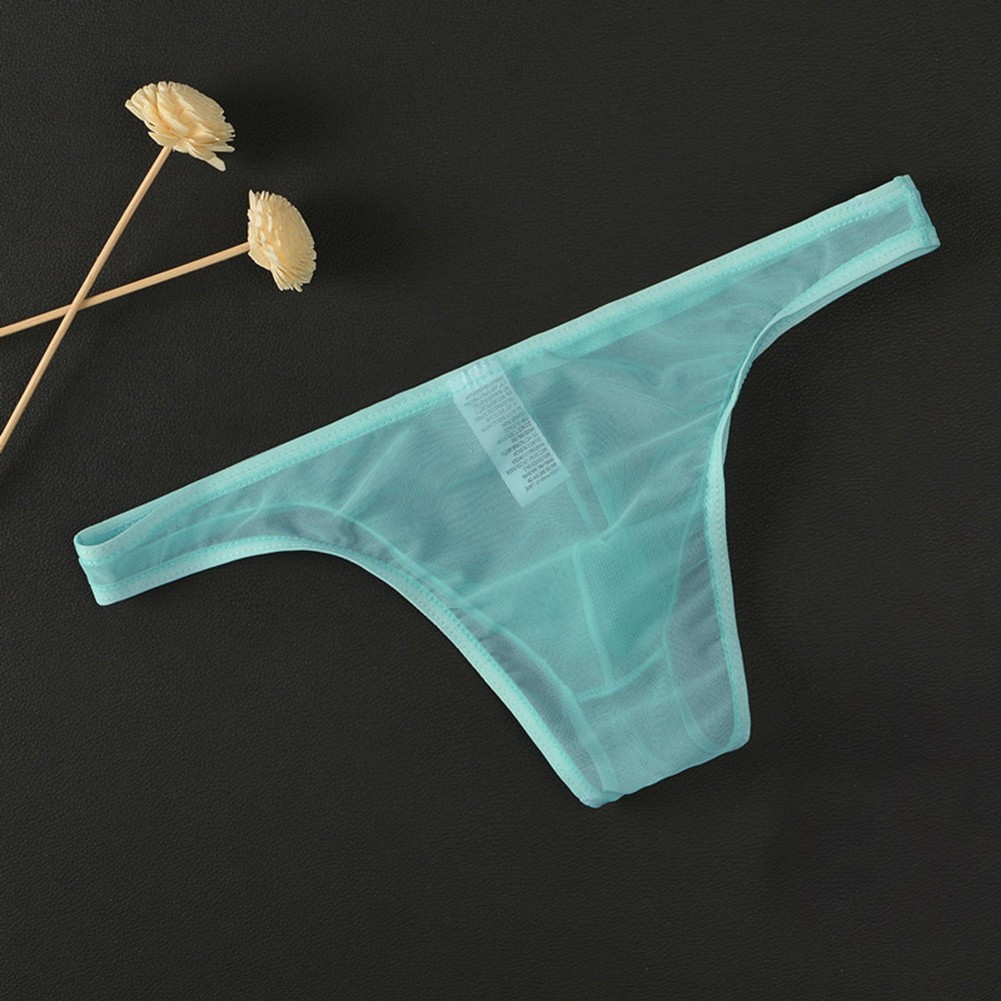 Men See Through Ultrathin Breathable Pouch Briefs for Comfortable Daily Wear