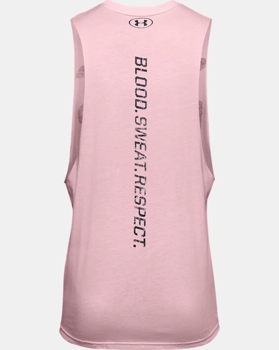 UNDER ARMOUR PROJECT ROCK BSR BLOOD SWEAT RESPECT DWAYNE JOHNSON TANK TOP sz XL