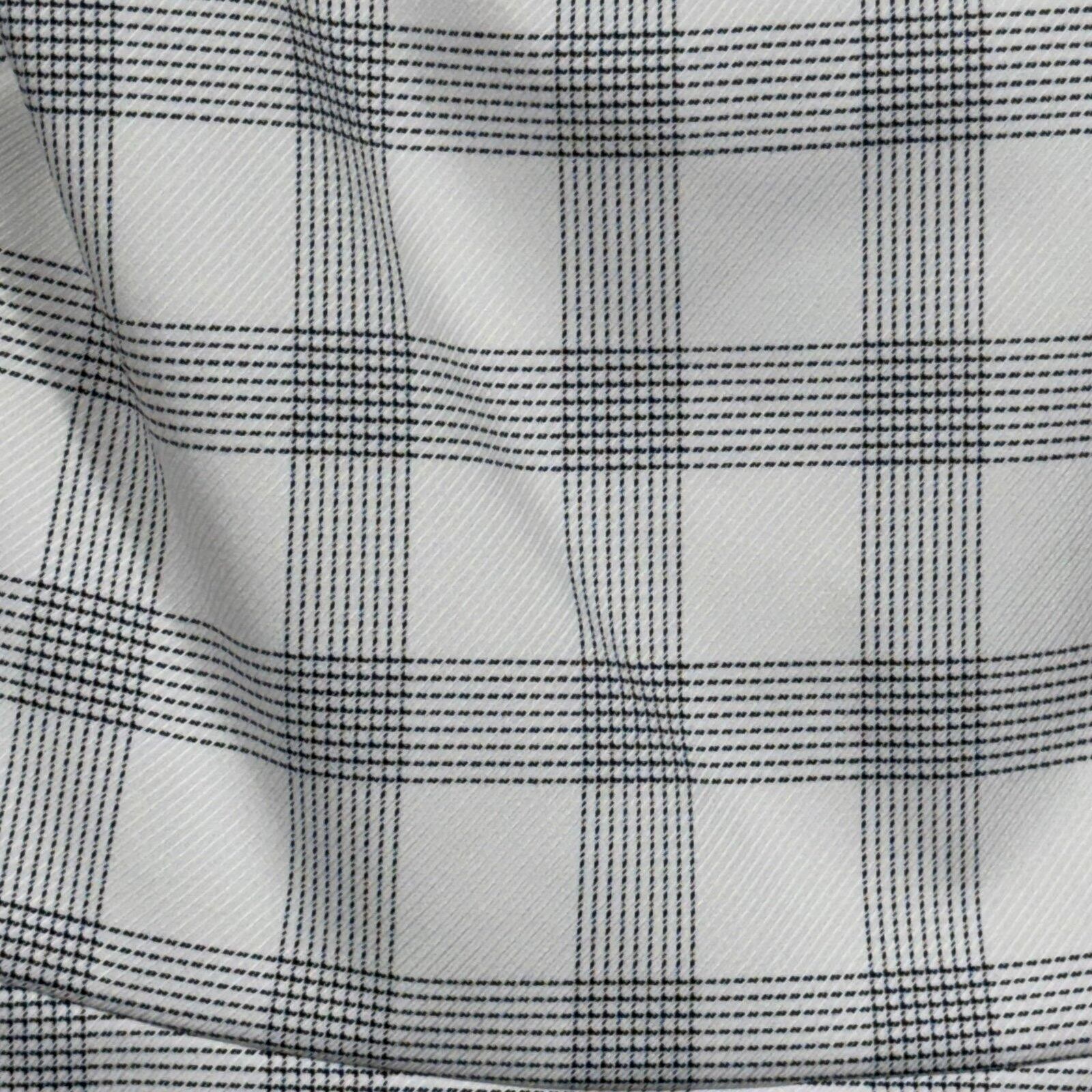 NY & Co 7th Avenue Design Studio Medium Sleeveless Peplum Plaid Top NWT