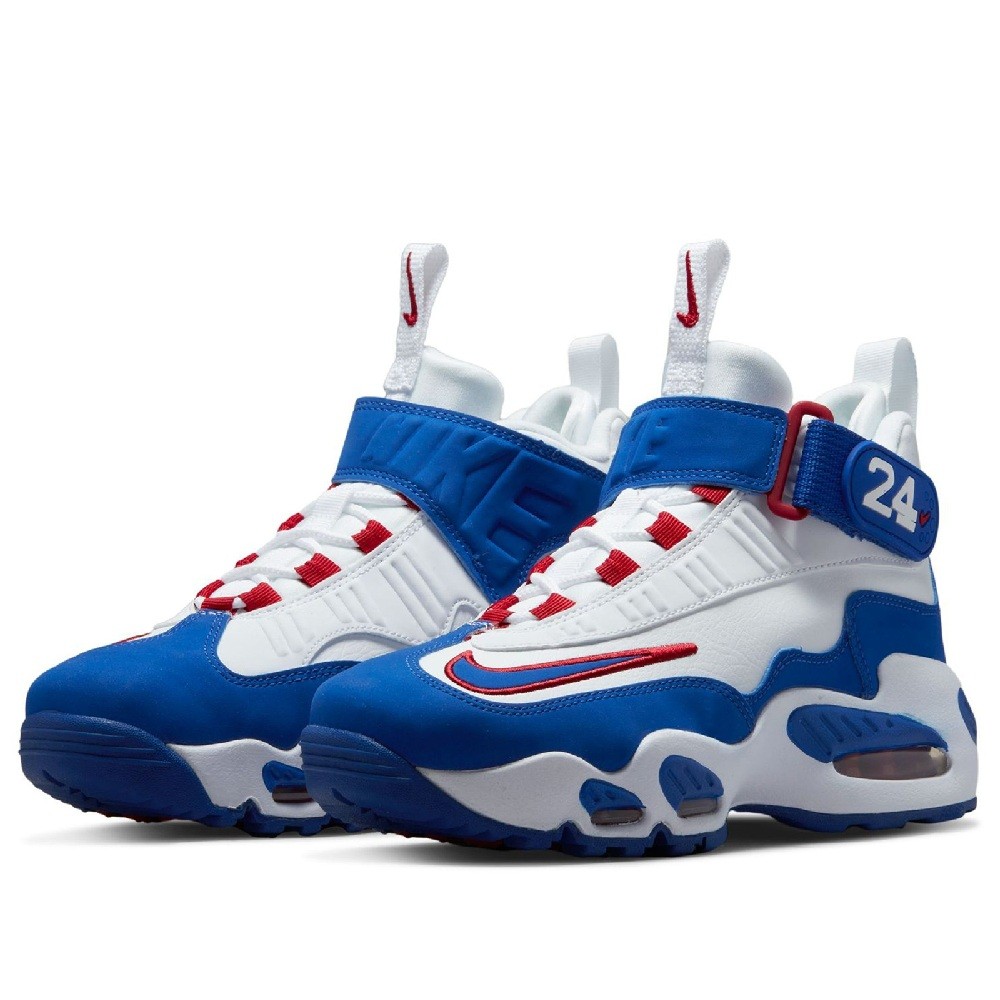 Big Kid’s Nike Air Griffey Max 1 White/Old Royal-Gym Red (DX3724 100)