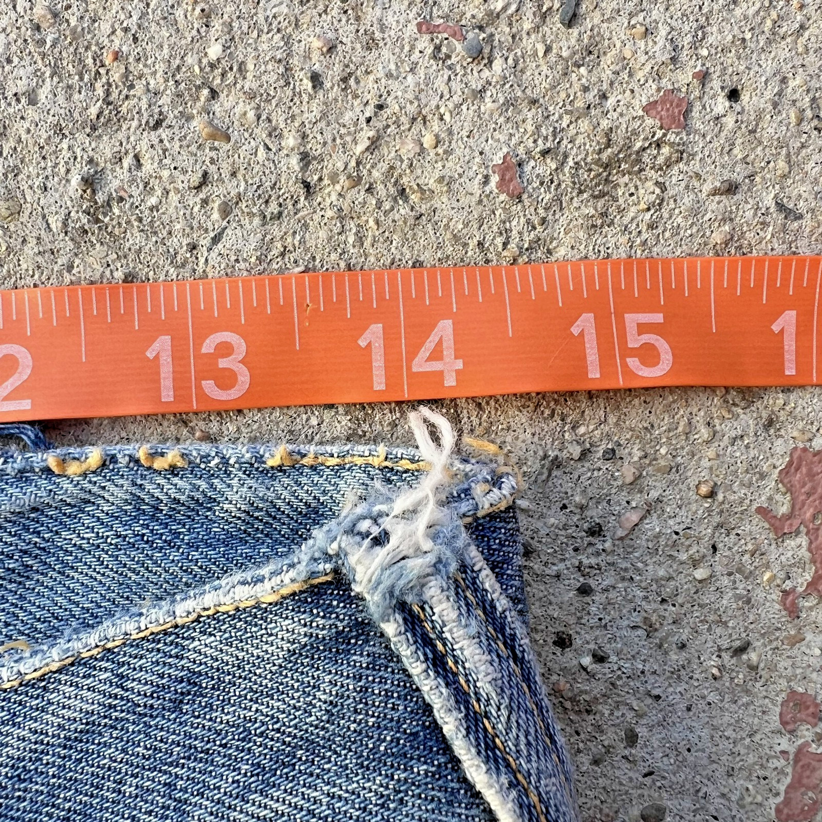 Vintage Big Smith Double Knee Repaired Jeans 29 x 28 50s 60s Buckaroo READ