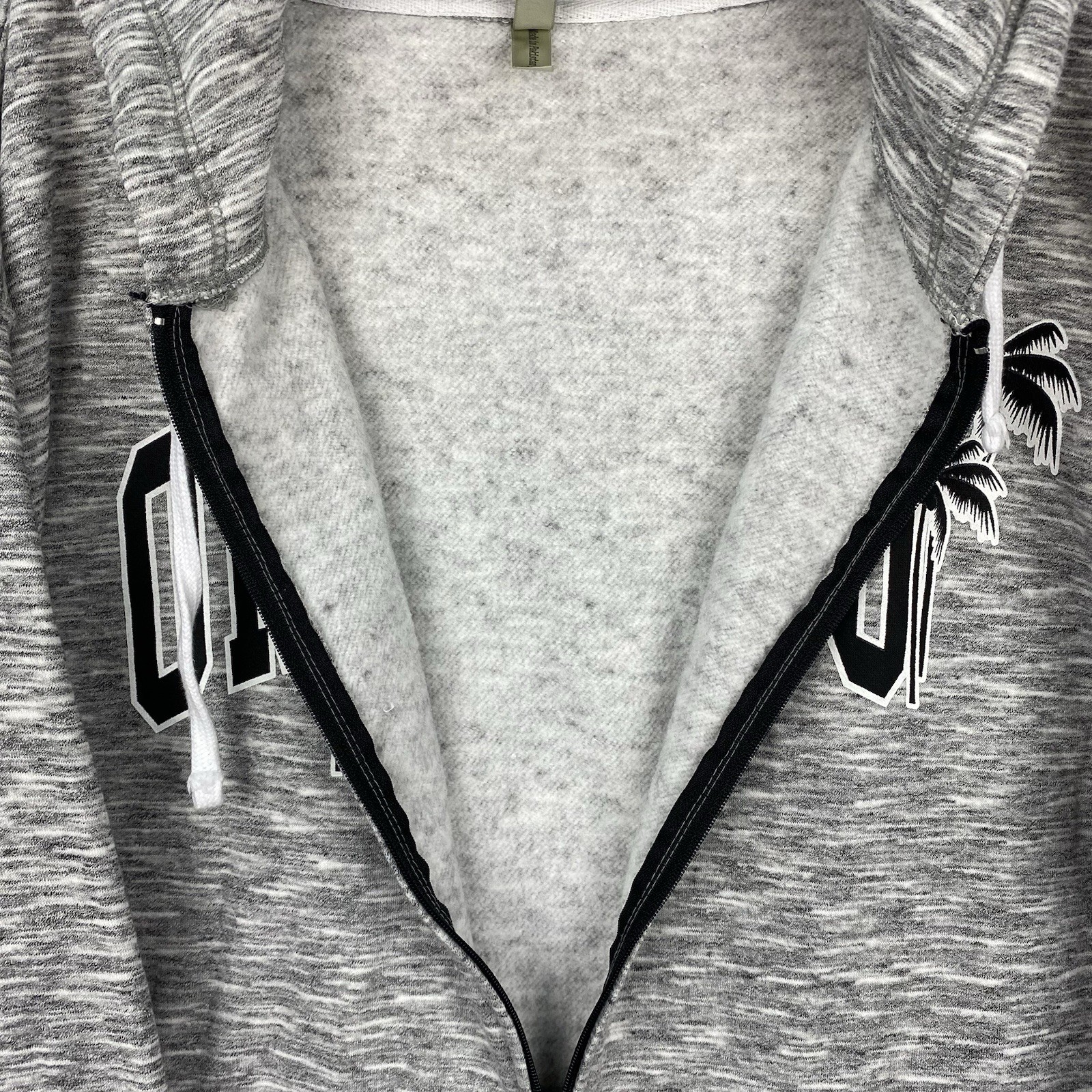 Orlando Florida U.S. Apparel Fleece Zip Hoodie Sweatshirt Gray Men 2XL Excellent
