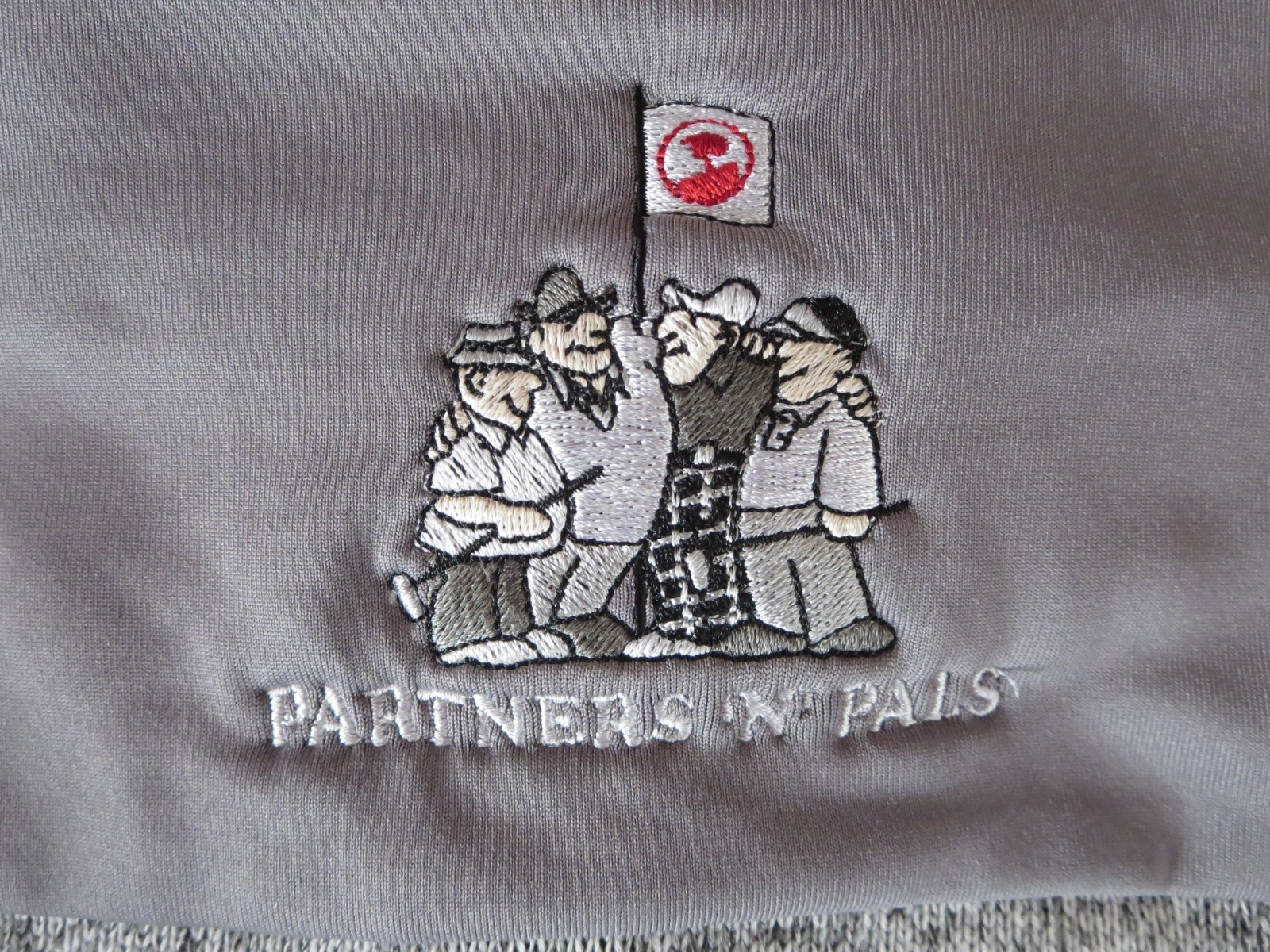 New Antigua Pebble Beach Golf Links Grey Pullover 1/4 Zip Partners N Pals Medium