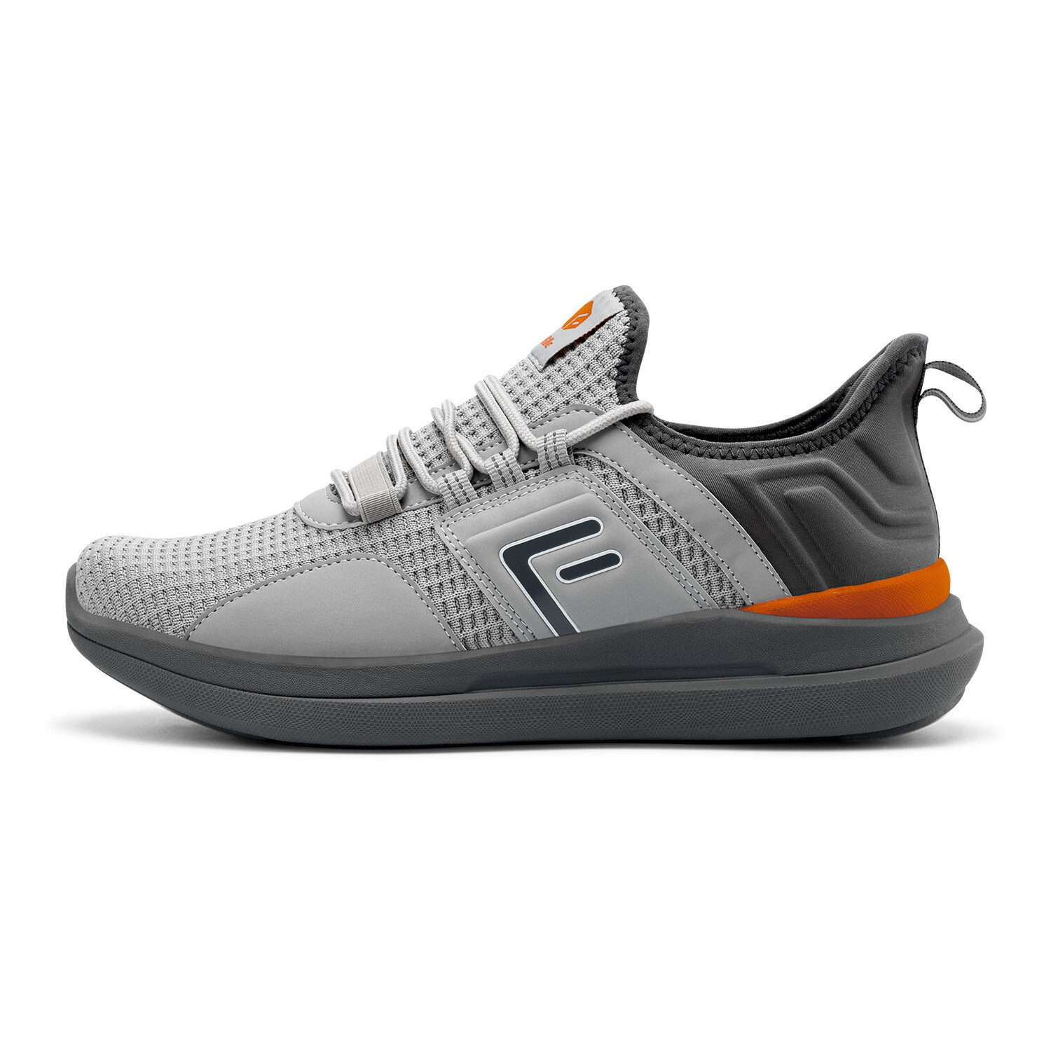 FitVille Men’s Running Walking Shoes Extra Wide Athletic Trainers Sneakers Gray