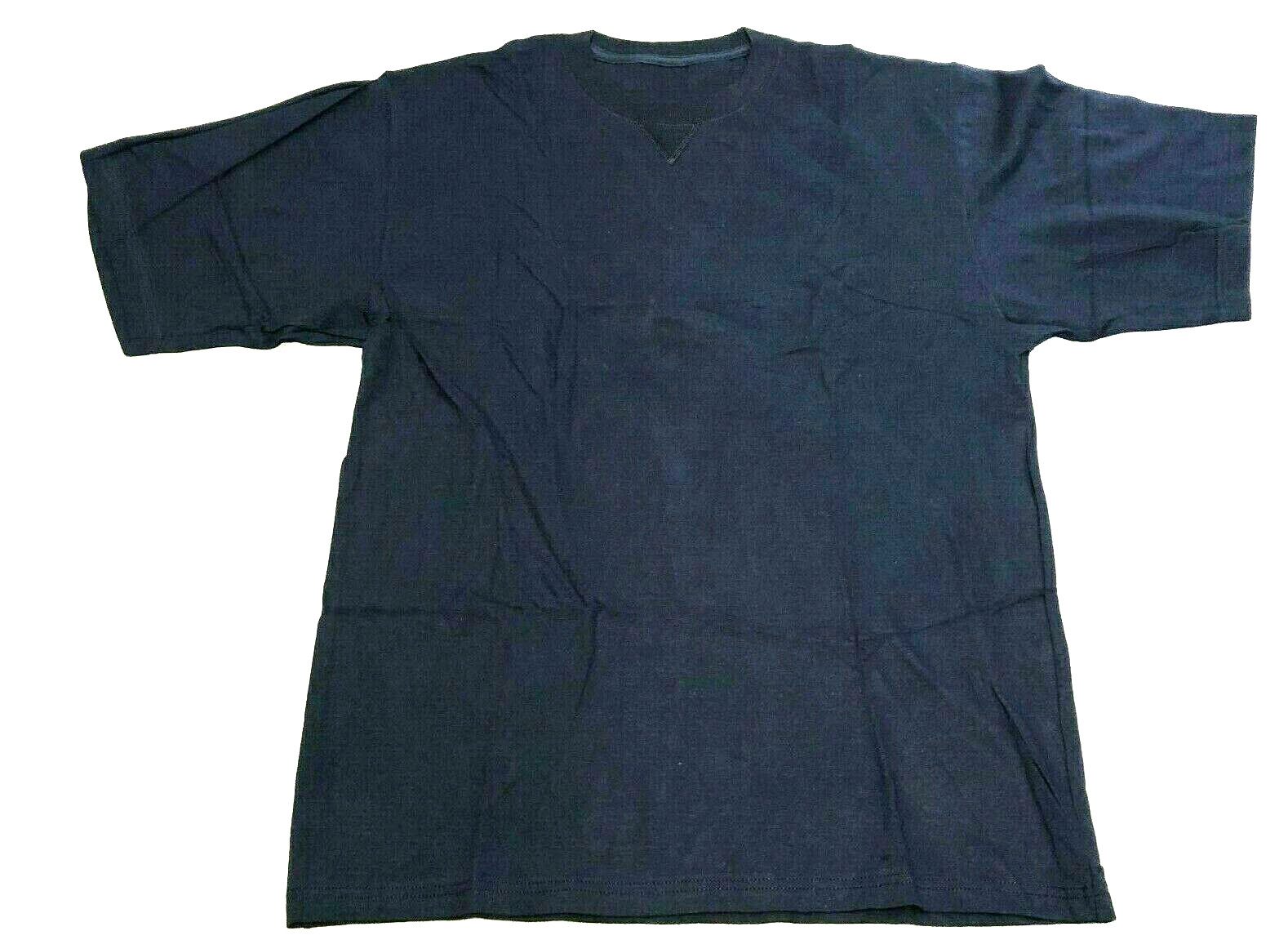 New Men’s Solid Navy Blue T-shirt-Size M – Chest 42″- 100% Soft Cotton