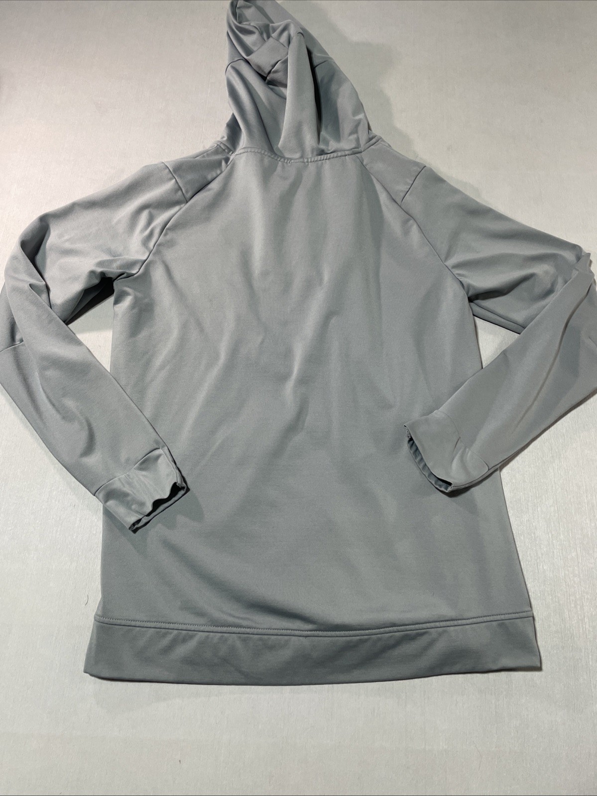 UNRL Men’s Full Zip Performance Hoodie Jacket Gray Size Small Stretch Athletic