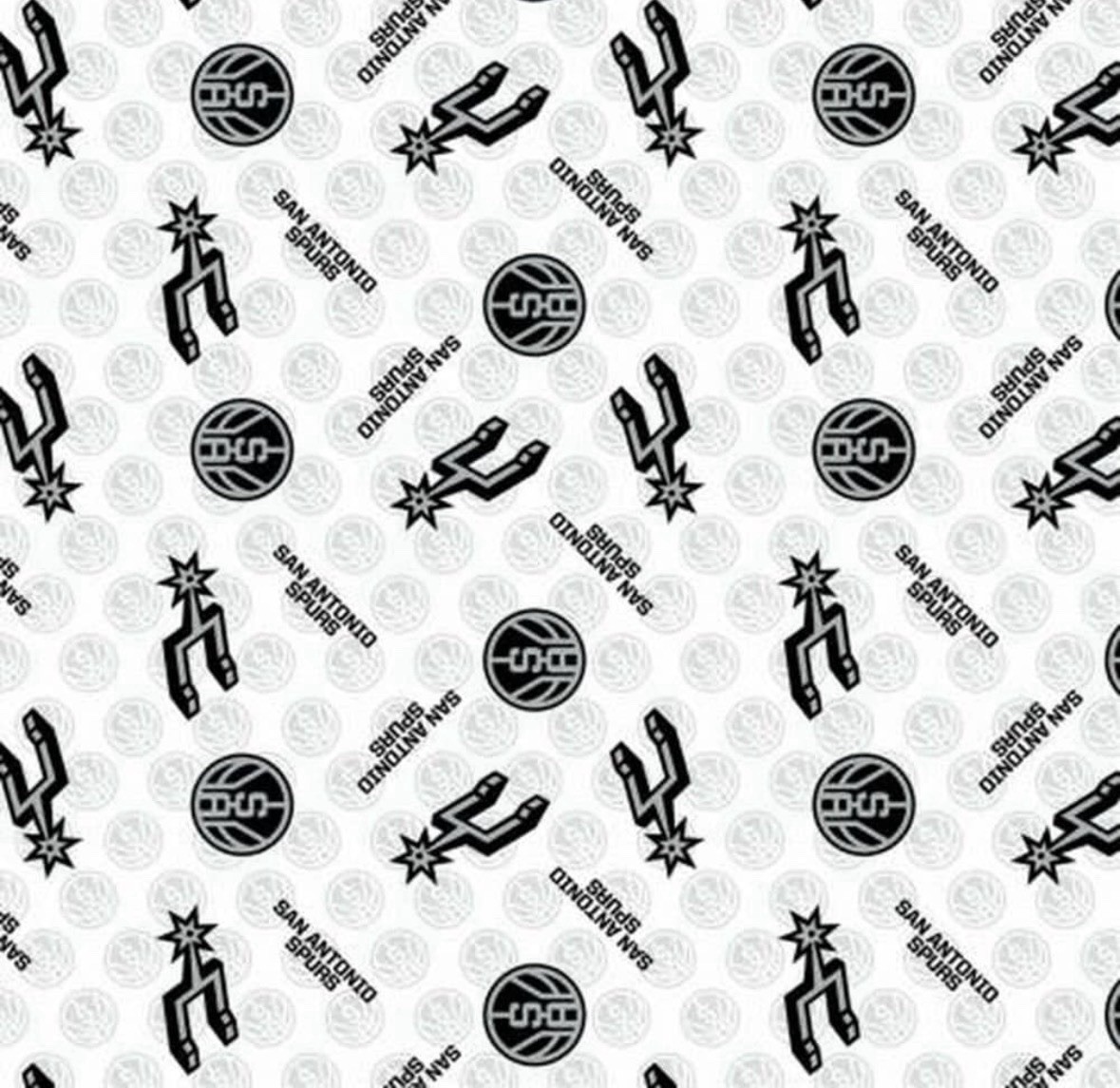 San Antonio Spurs Tie Cravate In Logo Cotton Unisex Hand Made NWT Fan Gift Wemby