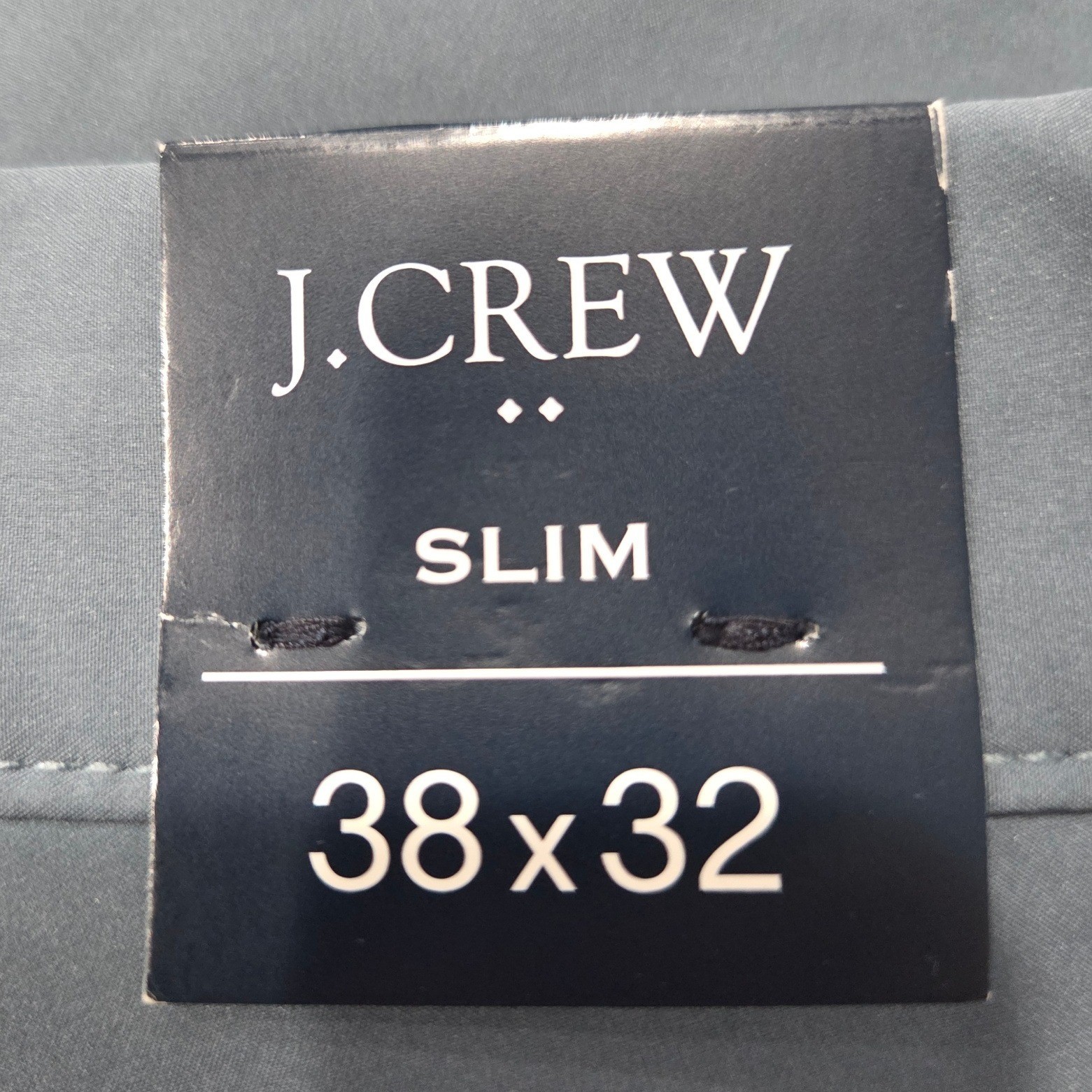 J Crew Pants Mens 38×32 Slate Gray Flex Slim Tech Performance Stretch AA712 NEW