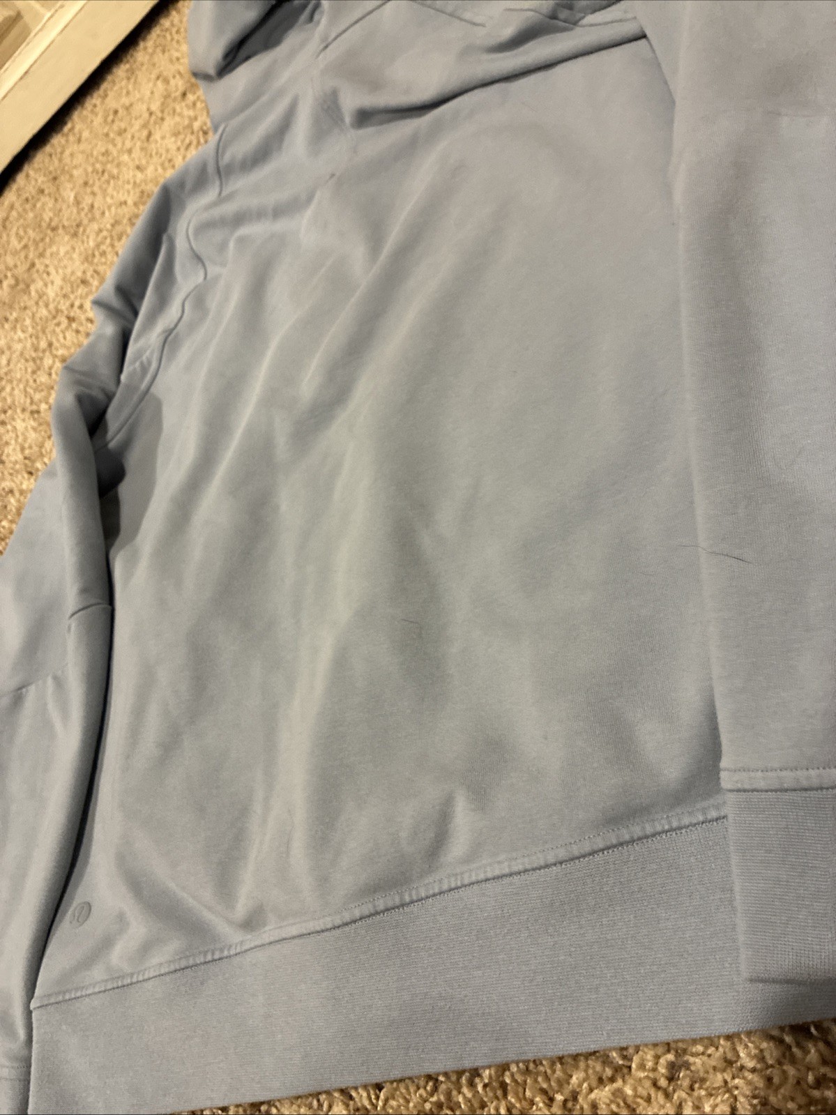 MENS lululemon Smooth Spacer Pullover Hoodie Light Blue Size Medium