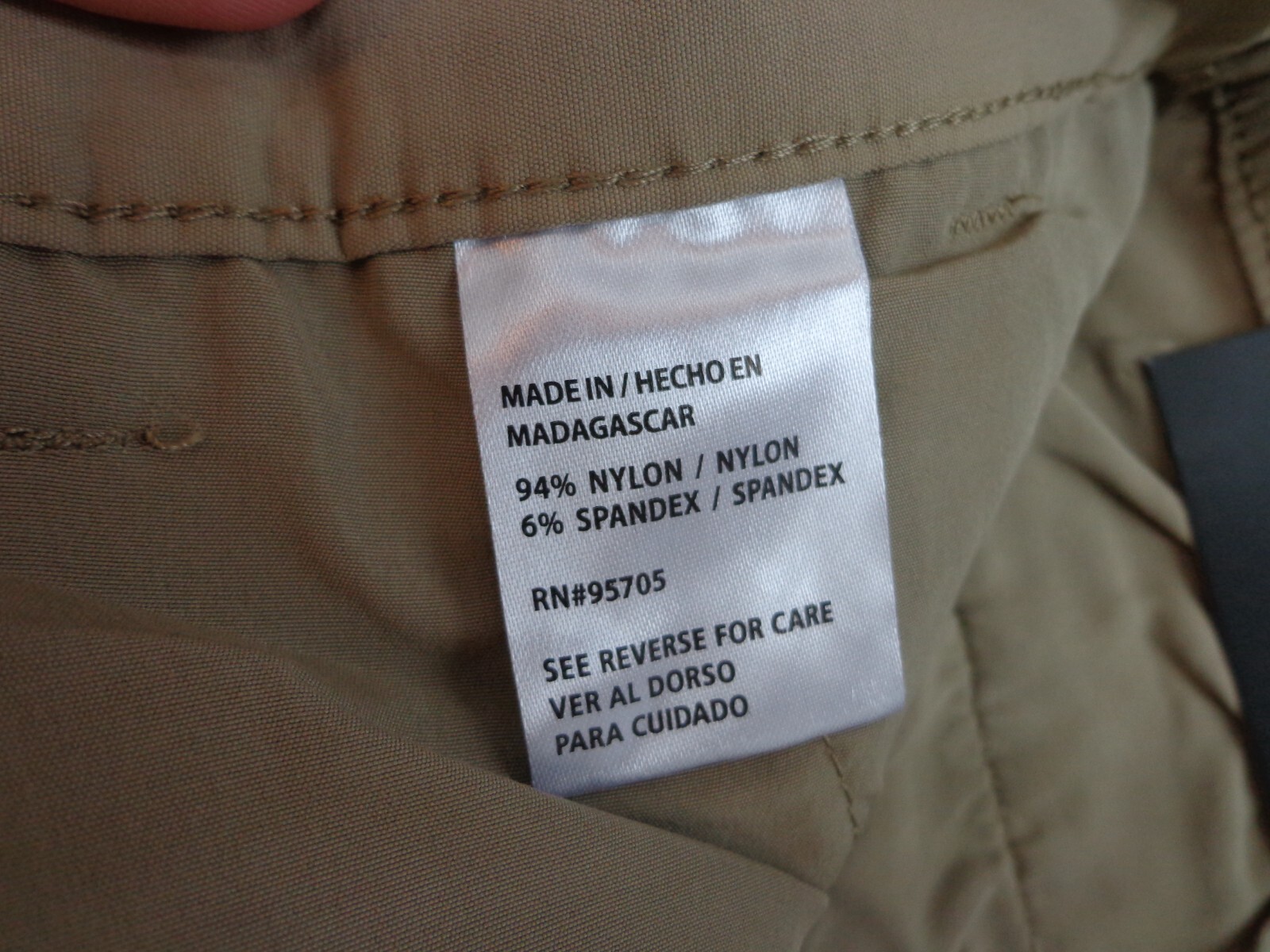 DENALI Delta Khaki Technical Stretch Pants Flex Waist 36/32 NEW MSRP $54