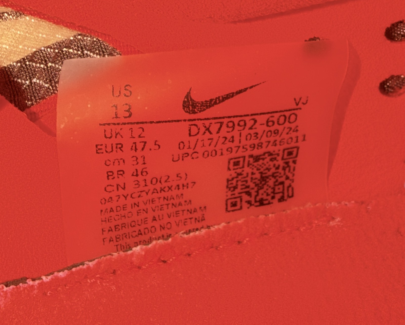 NIKE ZoomX Dragonfly XC Bright Crimson Cross Country Shoes 8 8.5 9 10 10.5 12 13