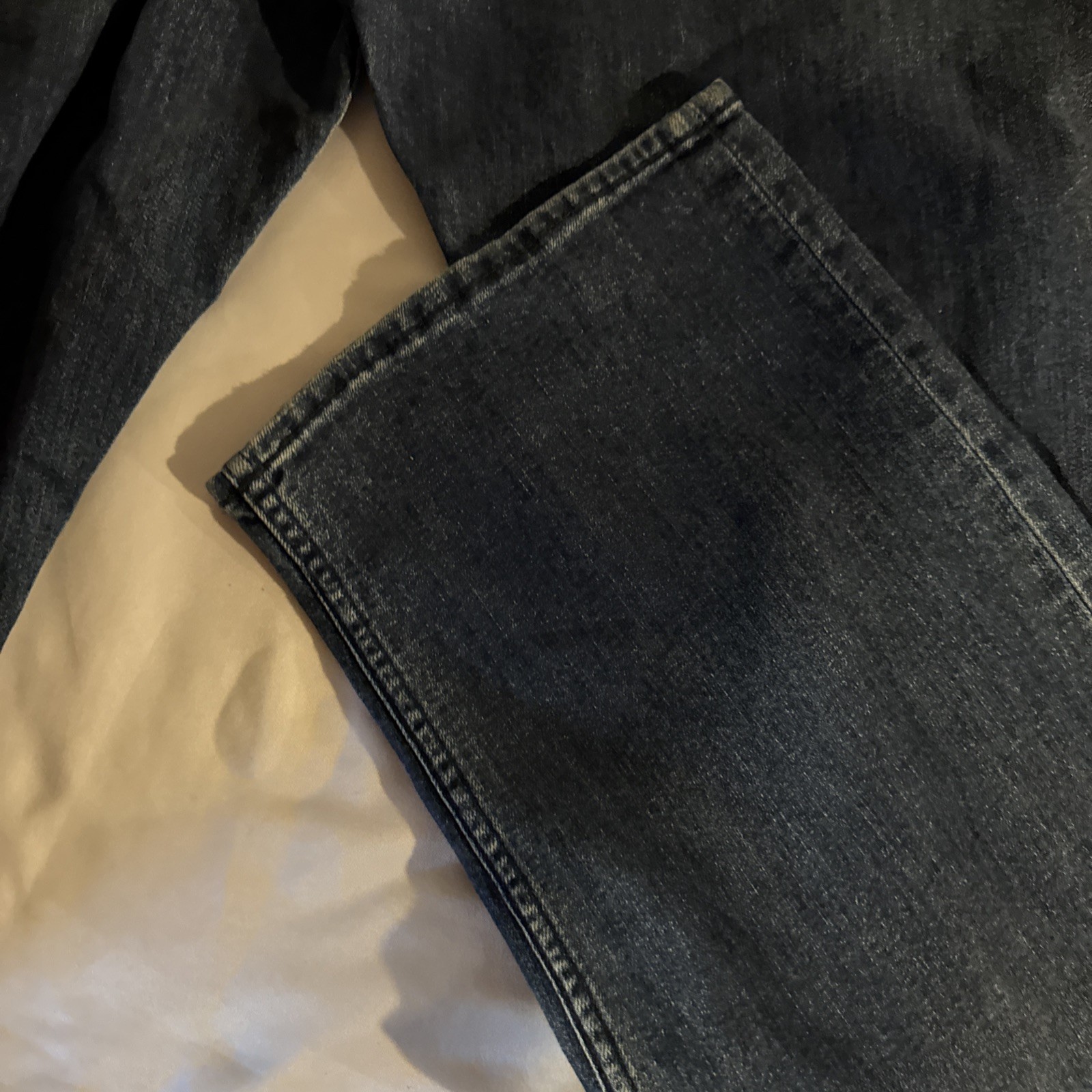 7 For All Mankind Modern Straight Jeans Mens 38 Denim Blue Landing 7TD8083L-1C5