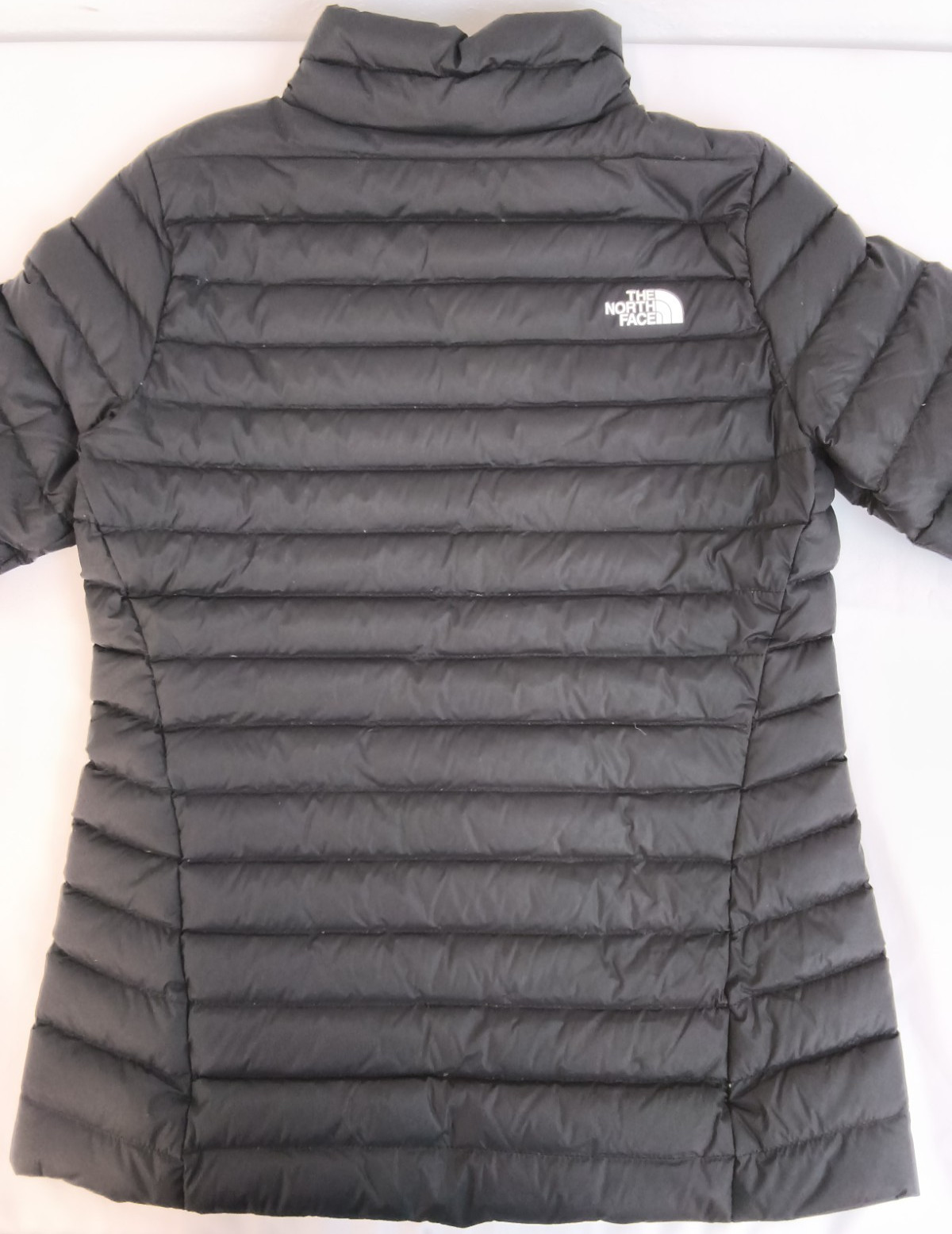 The North Face Pro Down Puffer Jacket Women’s M Black 700FP Mock Neck #W4929