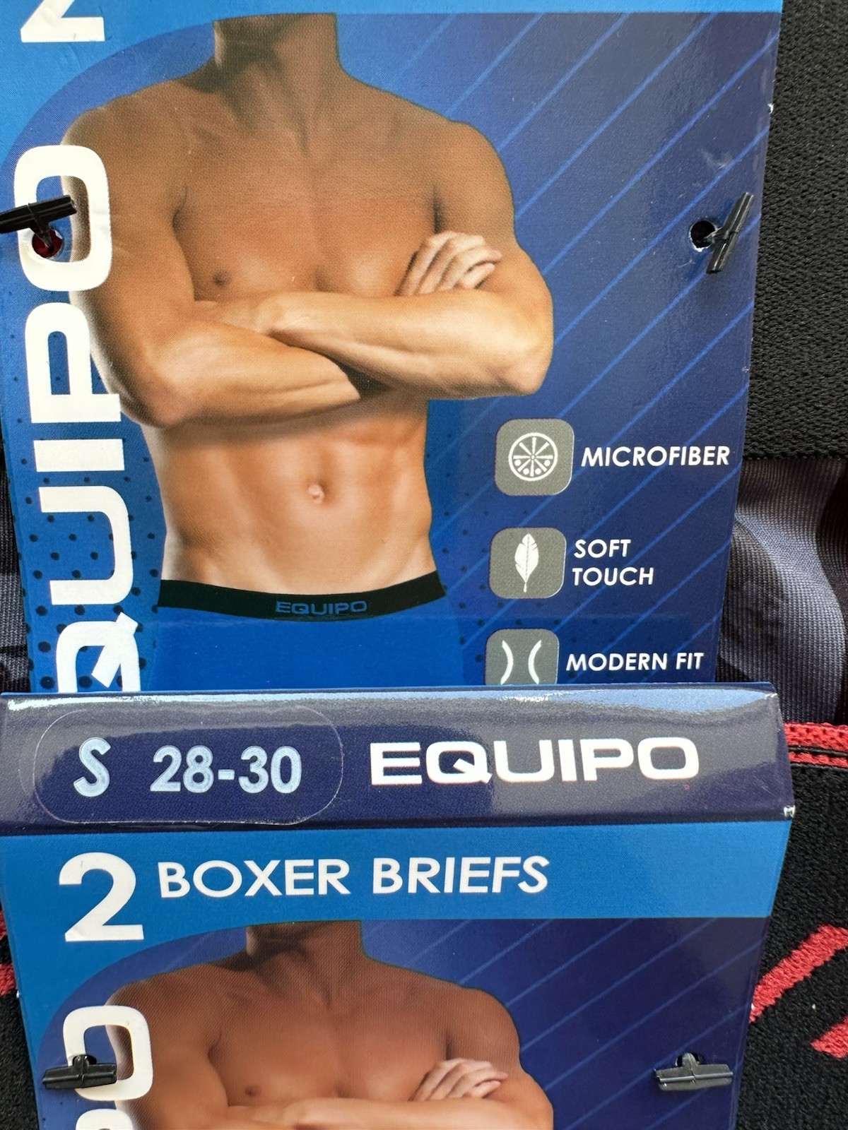 NWT 10 Pair Equipo Silky BOXER BRIEF Underwear Microfiber Stretch Men’s SMALL
