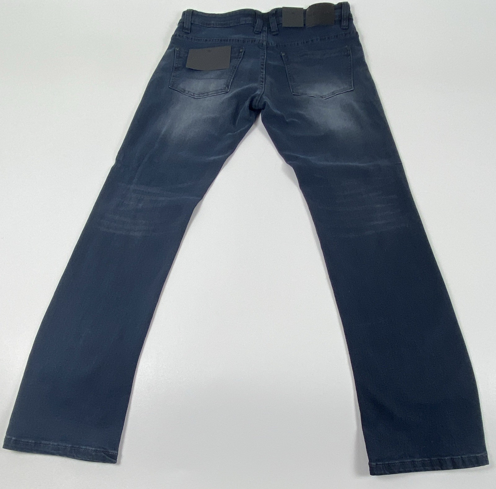Steve’s Jean Men’s Slim Fit Dark Wash Blue Denim Stretch Mid Rise 5-Pocket 32*32