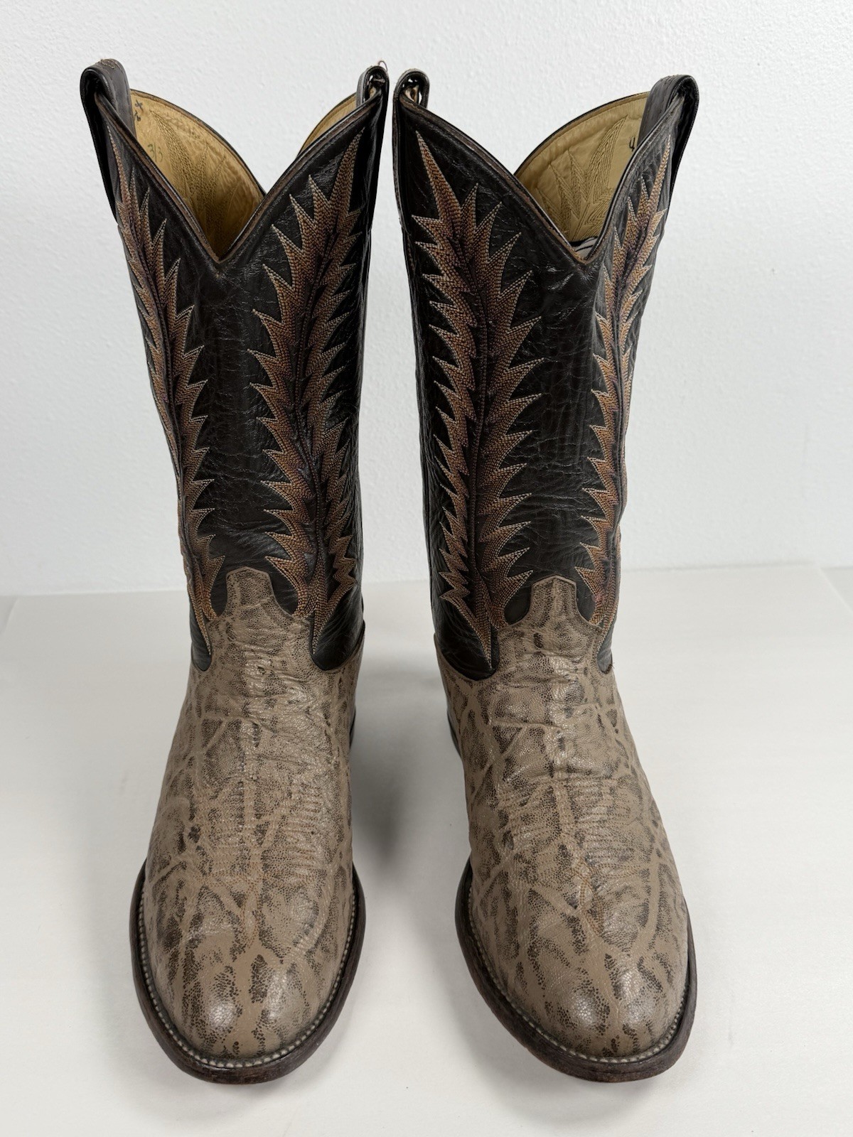 Vintage Men’s Tony Lama Exotic Western Boots Size 10 D 8601 Boots Made In USA