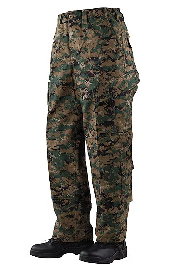 Tru-Spec Men’s Tactical Response Uniform Pant – Large Regular – Woodland Digital