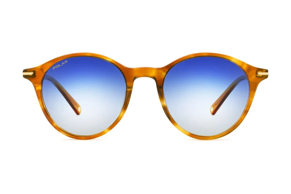 Polar Gold 3020 Sunglasses (429) Shiny Havana/Blue Shaded Polarized Cal. 51