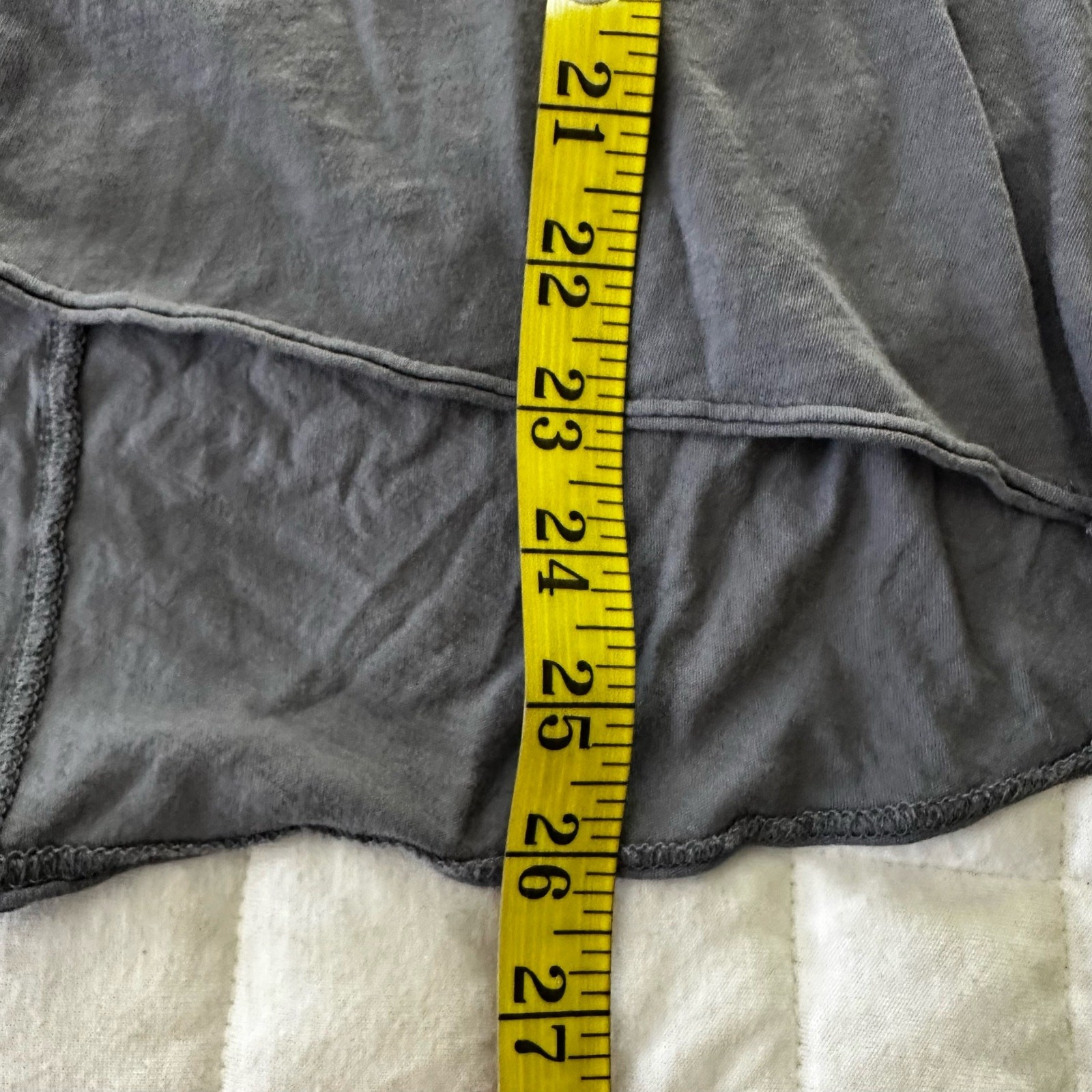 Rag + Bone Top Womens Small Gray Tank 100% Pima Cotton Relaxed Minimalist