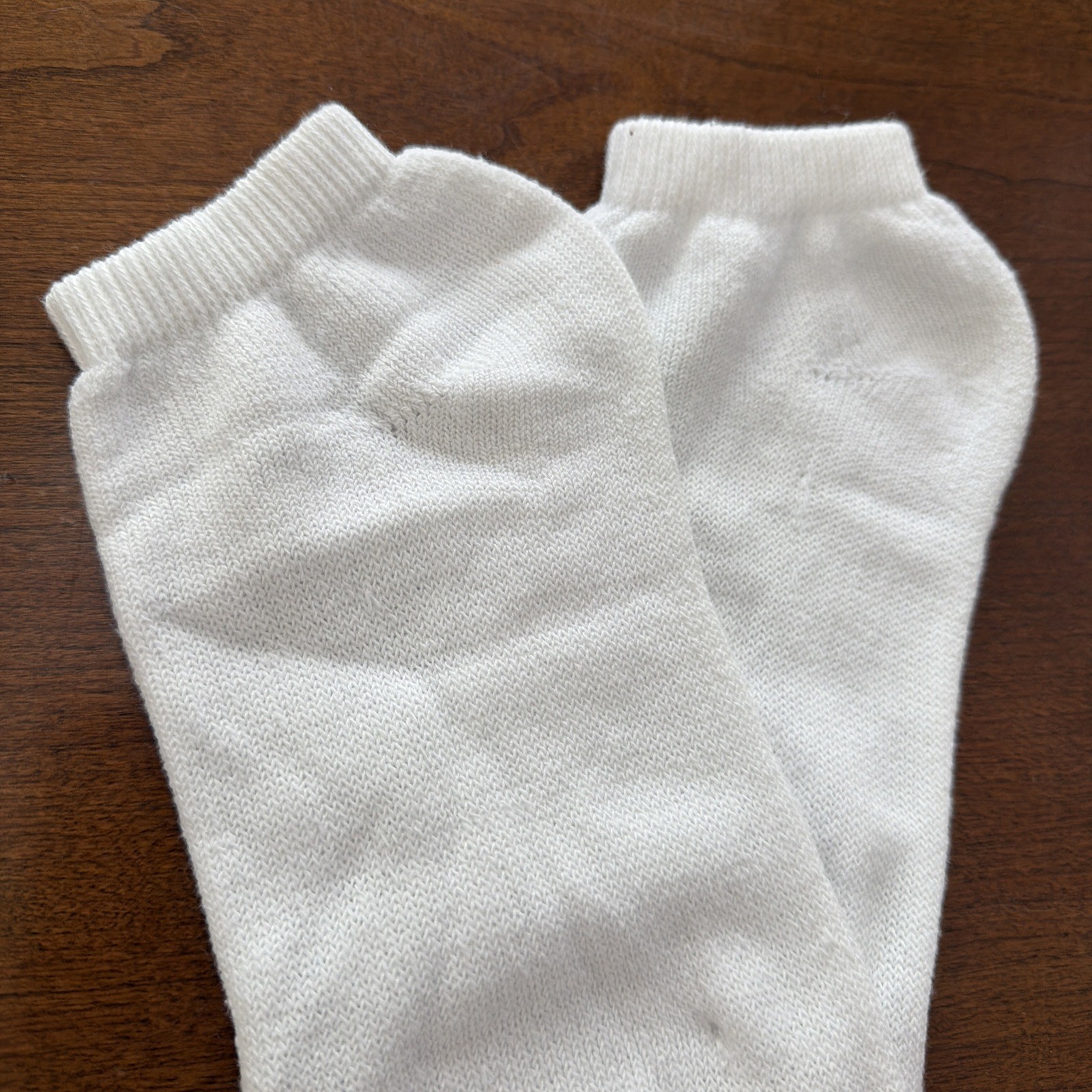 Men’s Socks Low Cut 13-15 Cotton White 90’s USA NOS Ankle