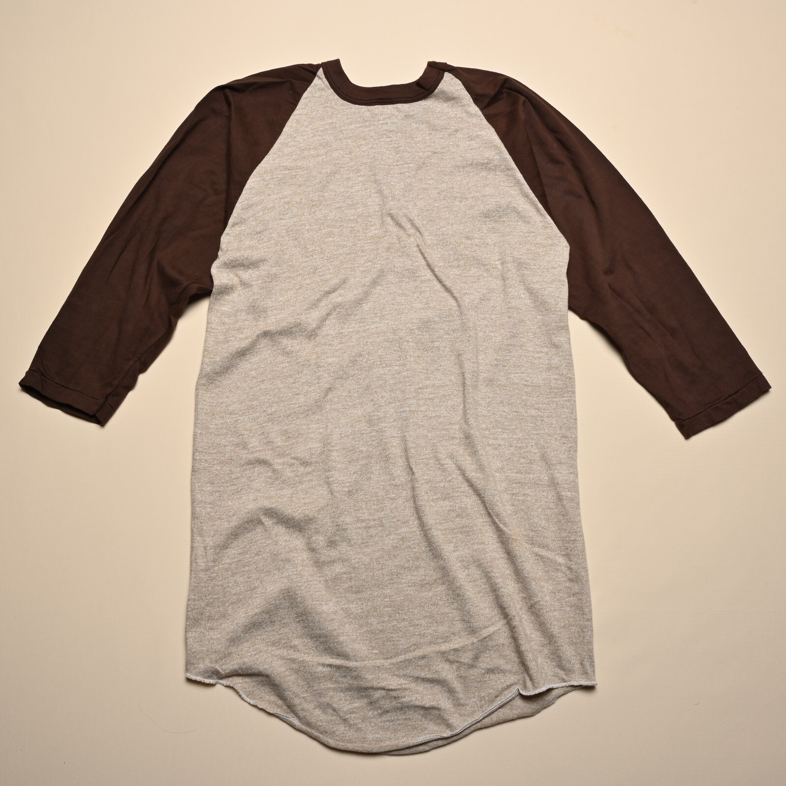 VINTAGE Russell Athletic NOS 70s Raglan Blank Baseball Tee Size L – Made in USA