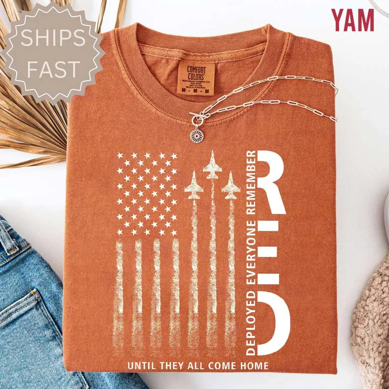 Red Friday Remember Comfort Tee Military Support Shirt Veteran Gift