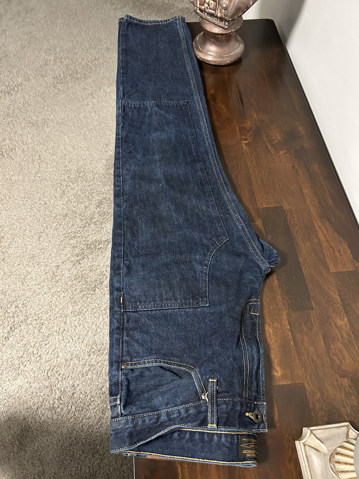 C.C. FILSON BullBuck Double-Front Jeans 33 Indigo Workwear 20172099 USA🇺🇸MADE
