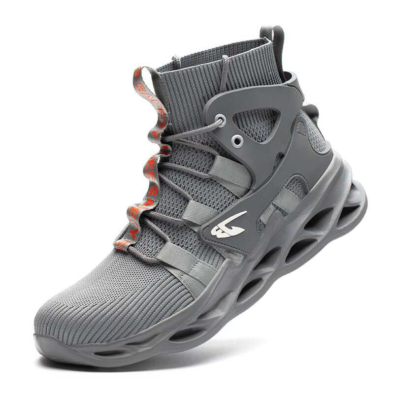 MENS WORK BOOTS STEEL TOE NON SLIP SAFETY SHOES SPORTS INDESTRUCTIBLE SNEAKERS