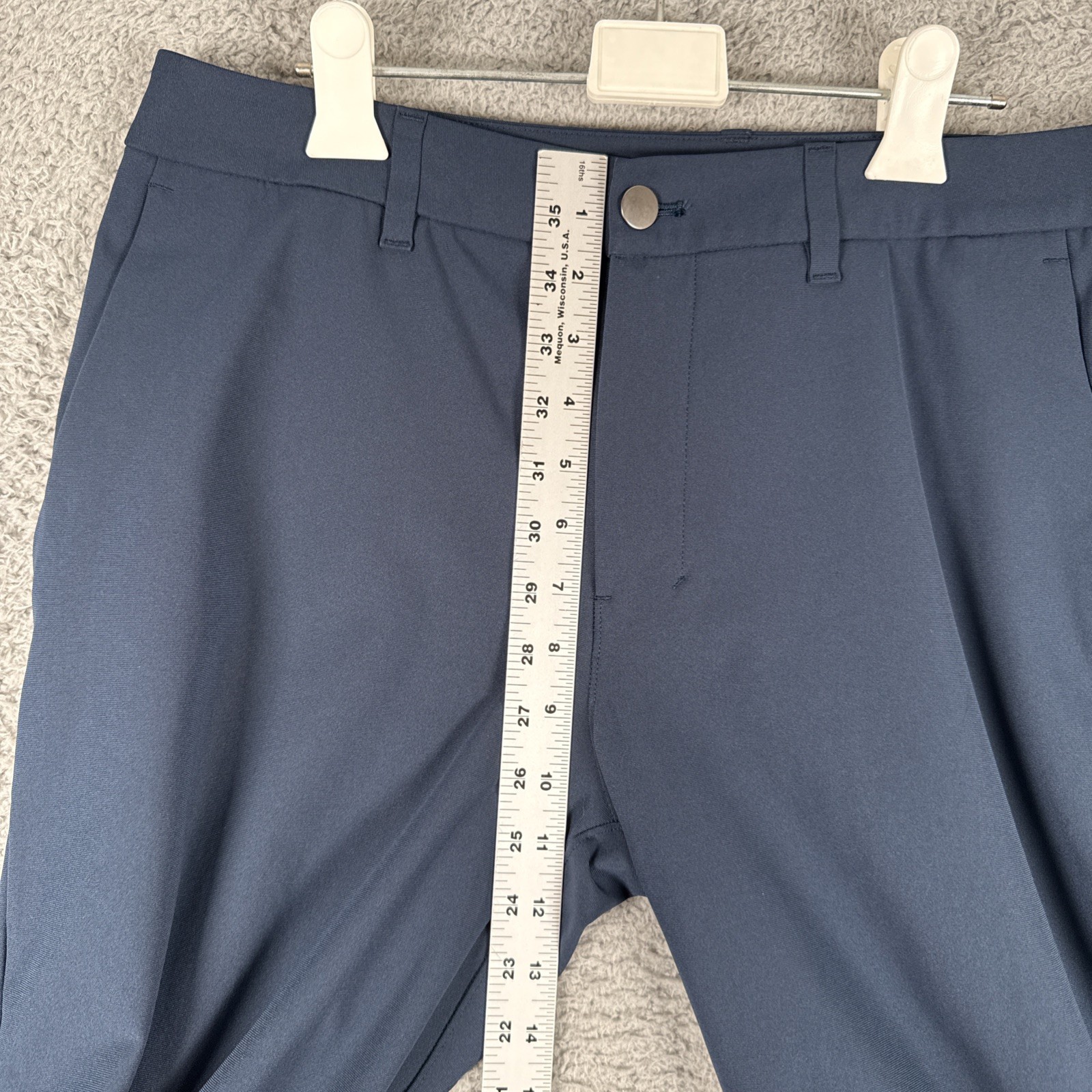 Lululemon Pants Men’s 32 (34×30) Navy Blue ABC Slim-Fit Trouser Warpstreme