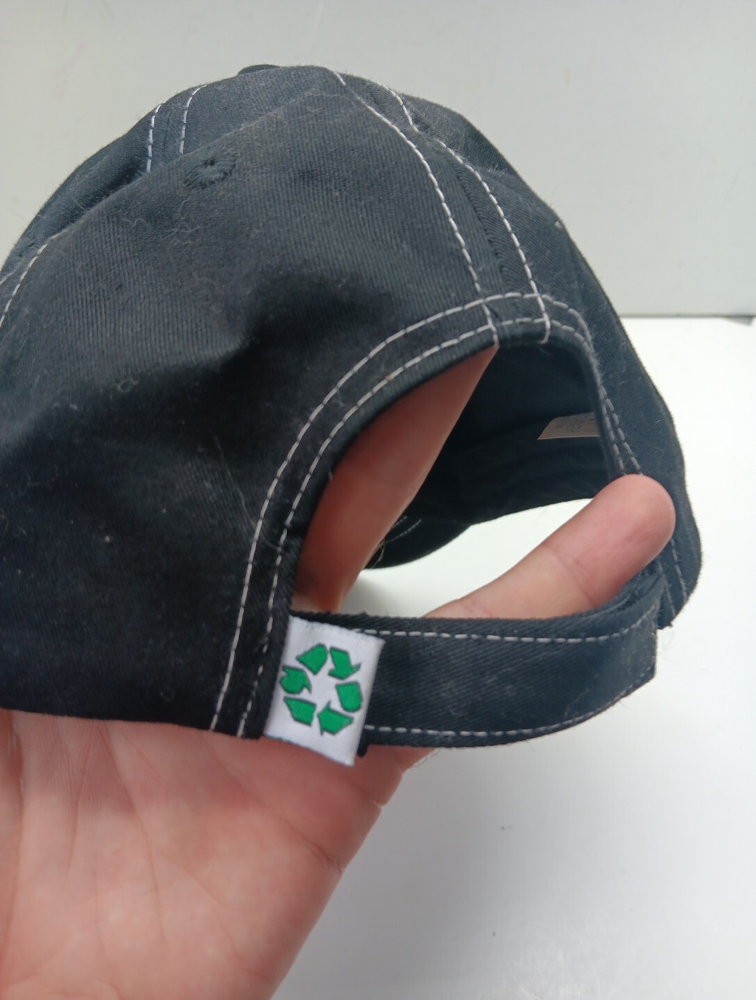 SUBARU 100% recycled polyester hat cap hat Gray And Black Strap Back