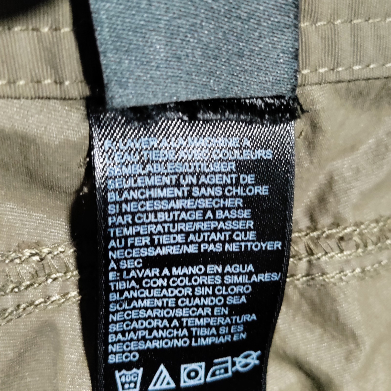The North Face Convertible Cargo Pants Womens 16 (38×29) Nylon Hiking Outdoor