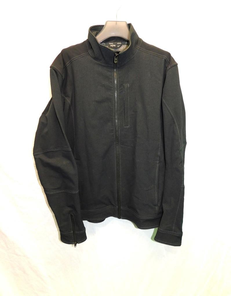 Kuhl L Klash Jacket Greystone 2 Catamaran Boat Jakolof Bay AK Alaska Stitched Lg