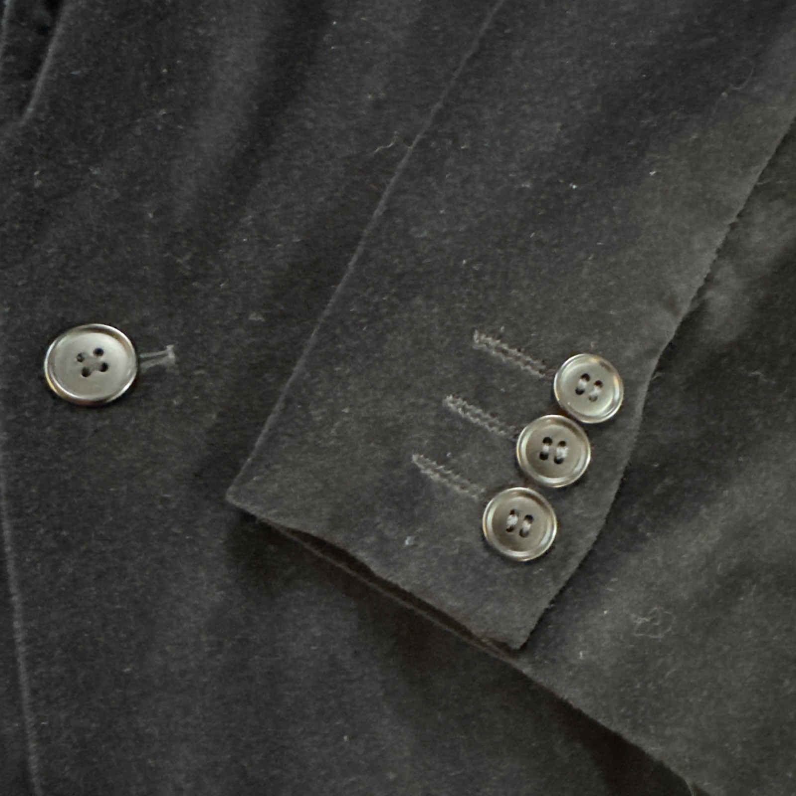 Madison Blazer Mens Sz 50R Black Cotton Velvet Sport Coat Jacket Party Wedding