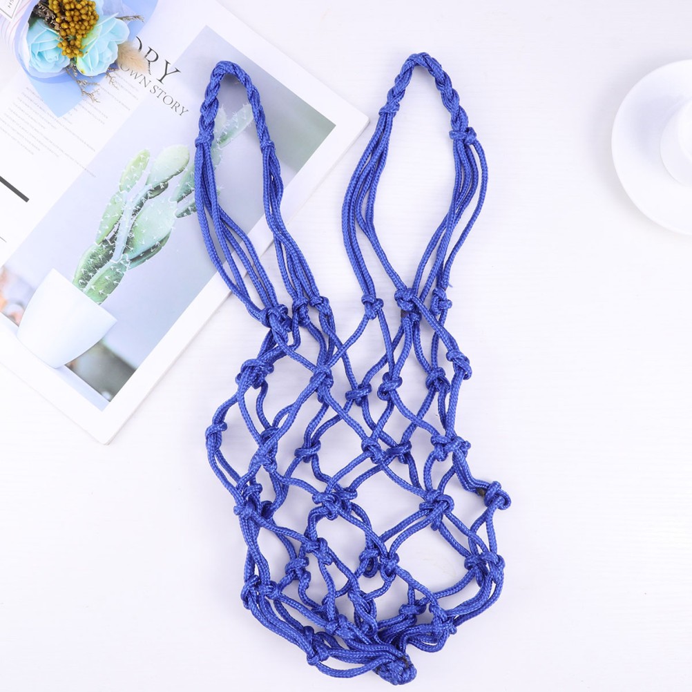 Basketball Drawstring Bags Blue Waterproof 1Pcs 19.7*1.6*1.6in