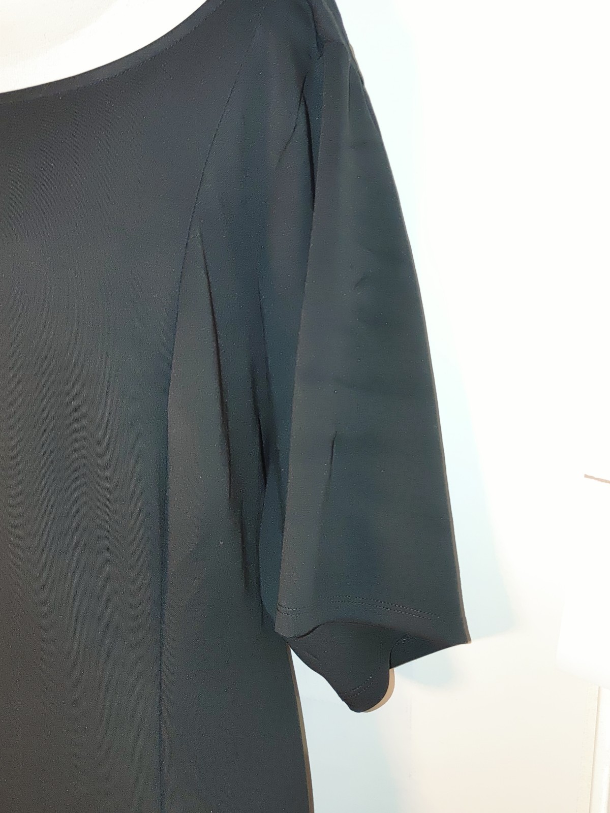 Torrid Soft Black Studio A Line Size 6 30 NWT Minimalist Buisunes Casual Dress