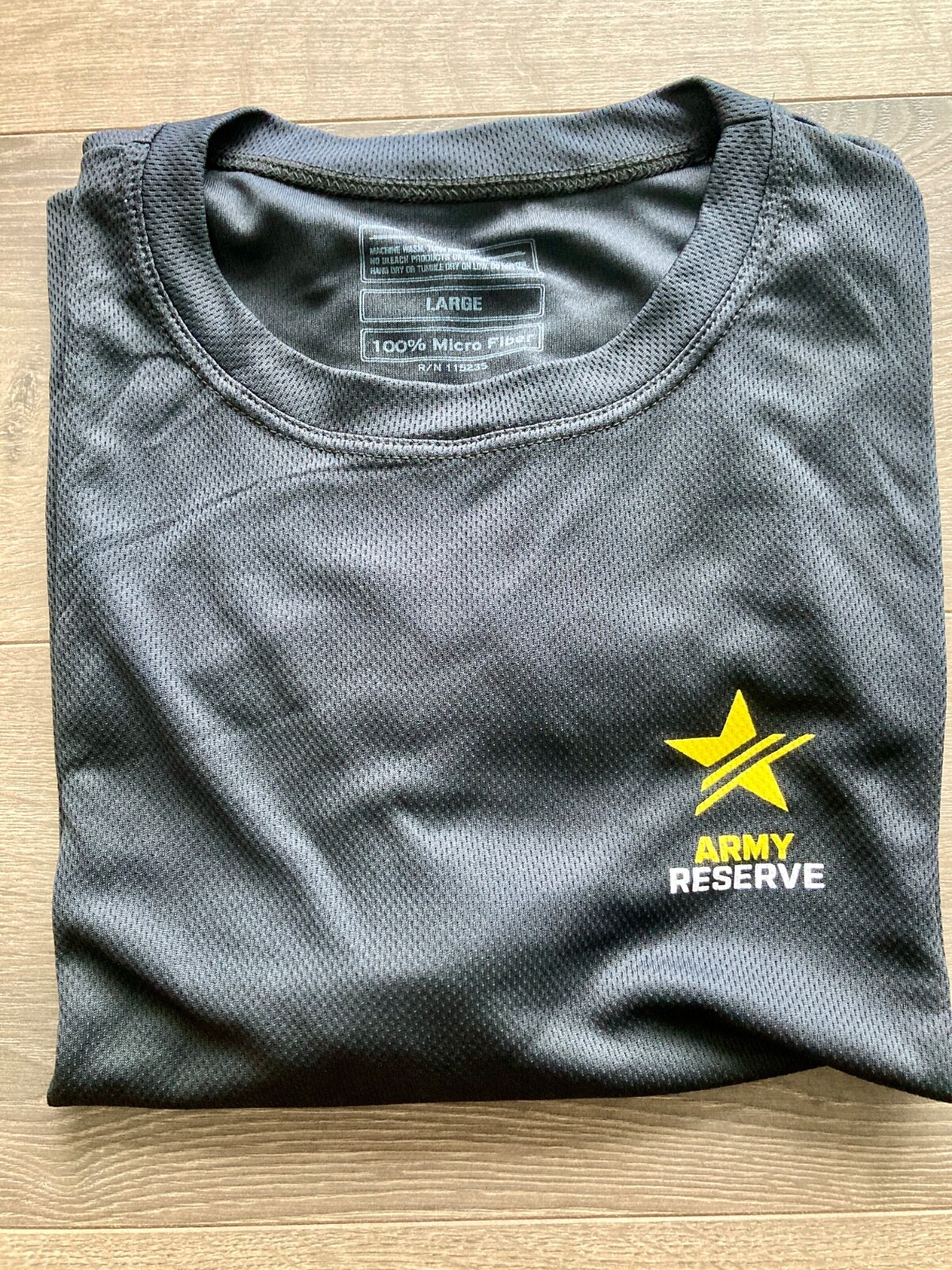 Army Microfiber L Black Unisex Performance Short Sleeve Shirt Army vs. Navy DC