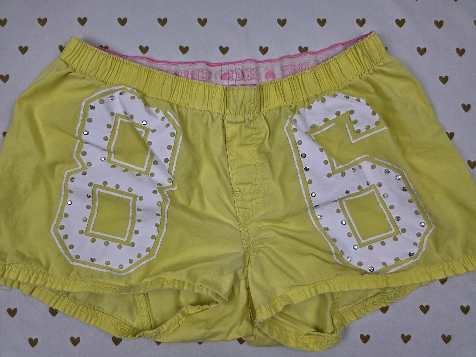 Victorias Secret PINK Vintage 86 Bling XS Sleep Shorts Boxers Pajama Bottoms