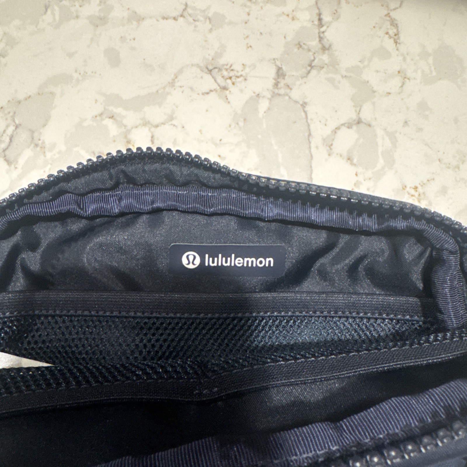 Lululemon Everywhere Belt Bag Navy Blue Waist Pack Adj Preowned